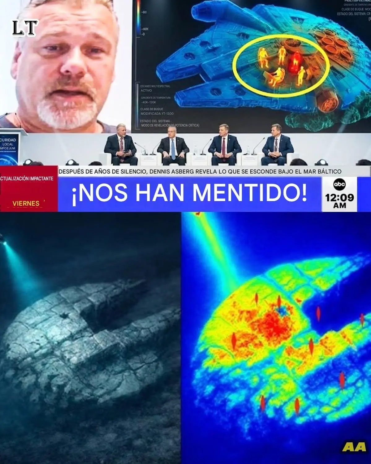 Cover Image for TRAS 13 AÑOS DE SILENCIO, DENNIS ASBERG REVELA LA ATERRIZANTE VERDAD SOBRE LA ANOMALÍA DEL MAR BÁLTICO