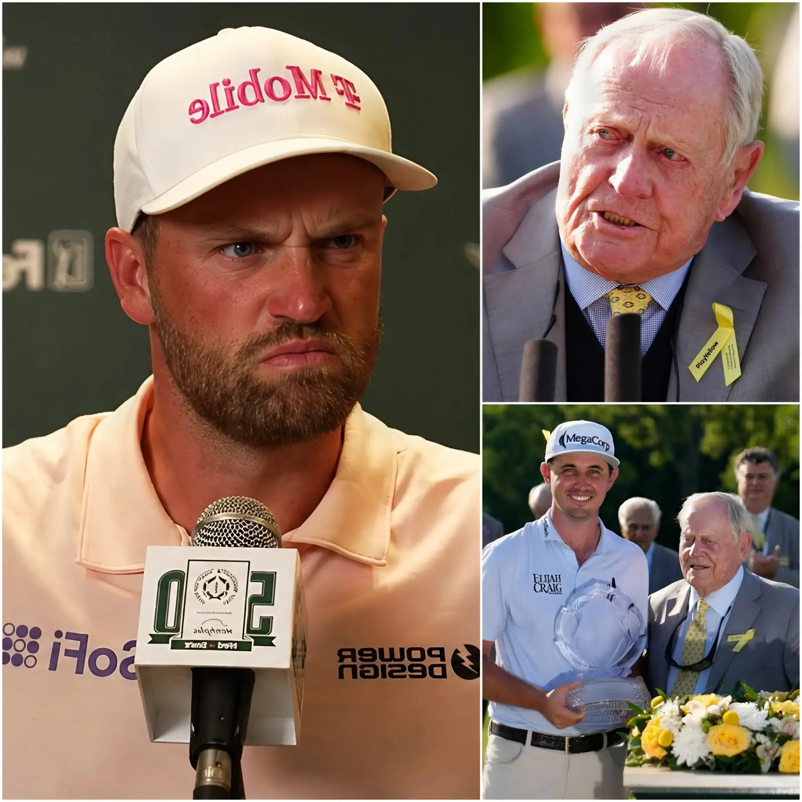 Cover Image for ⛳️🚨 “If they want J.T. Poston to win at all costs, just give him the trophy already and don’t make us play these rounds like idiots!” — Just minutes after losing his chance to win the 2026 Memorial Tournament, Wyndham Clark reportedly couldn’t hide his disappointment, publicly questioning the fairness of the tournament.