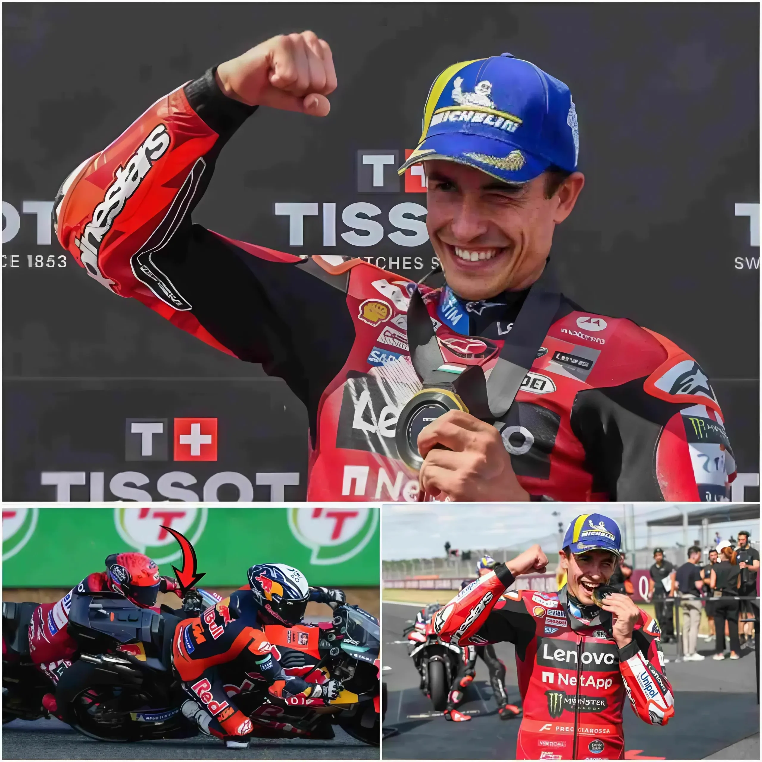 Cover Image for 🔴🏁 GRAN POLÉMICA EN MOTOGP: Marc Márque se vio inesperadamente envuelto en una gran polémica después de que un rival exigiera una inspección exhaustiva de su moto inmediatamente después del Gran Premio de Hungría….
