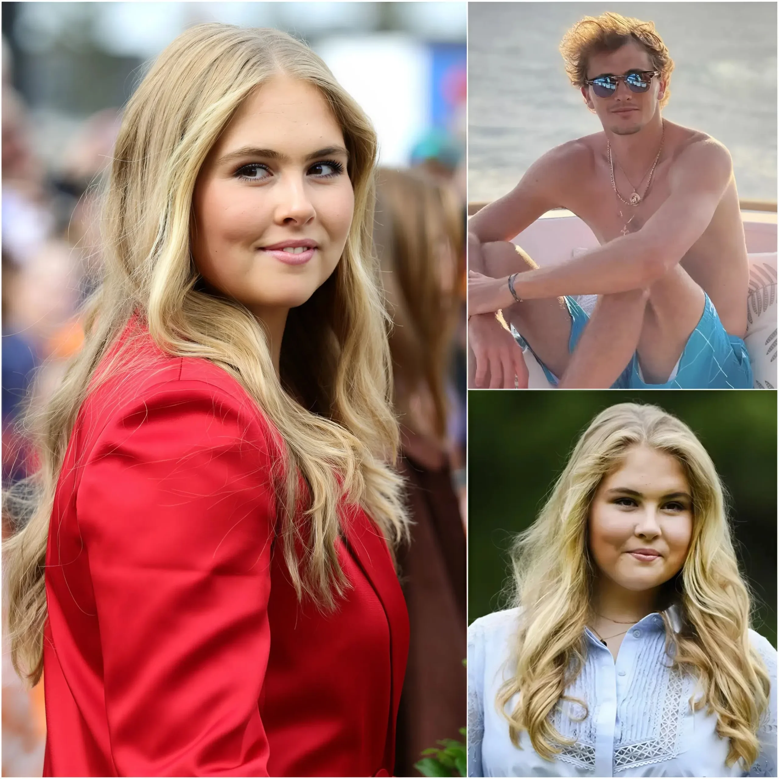 Cover Image for Prinses Amalia gespot met knappe Duitse jongen. Het ziet ernaar uit dat de Nederlandse kroonprinses eindelijk haar hart heeft verloren. De foto’s zijn nu overal te zien… Bekijk de foto’s in de eerste reactie 👇
