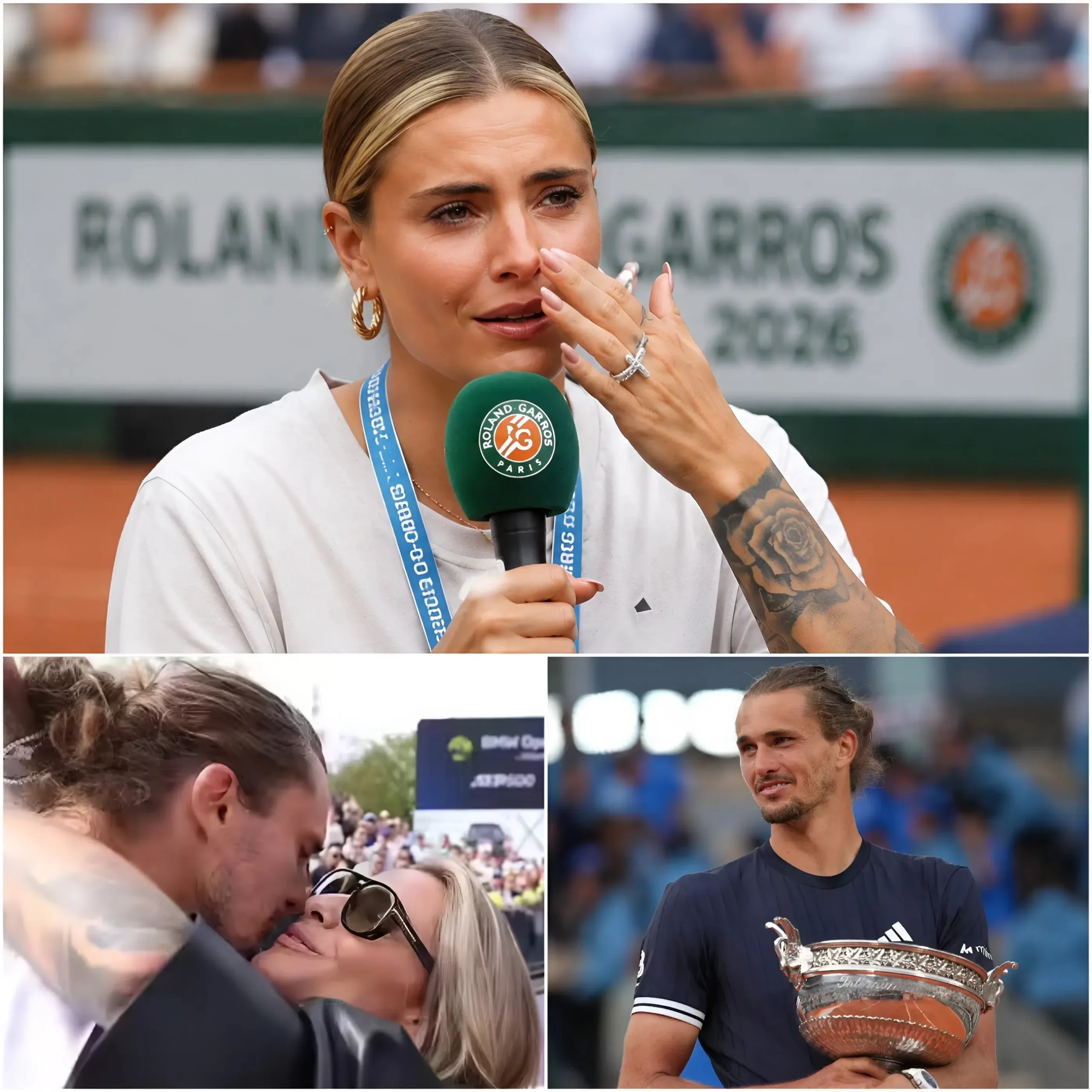 Cover Image for 😢🎾 “Rompí a llorar al llegar a la tercera línea…” — Sophia Thomalla reveló entre lágrimas el mensaje que Alexander Zverev le envió apenas unas horas antes de la final. La modelo confesó que jamás imaginó que su pareja hubiera soportado en silencio tanta presión y dolor durante tantos años.