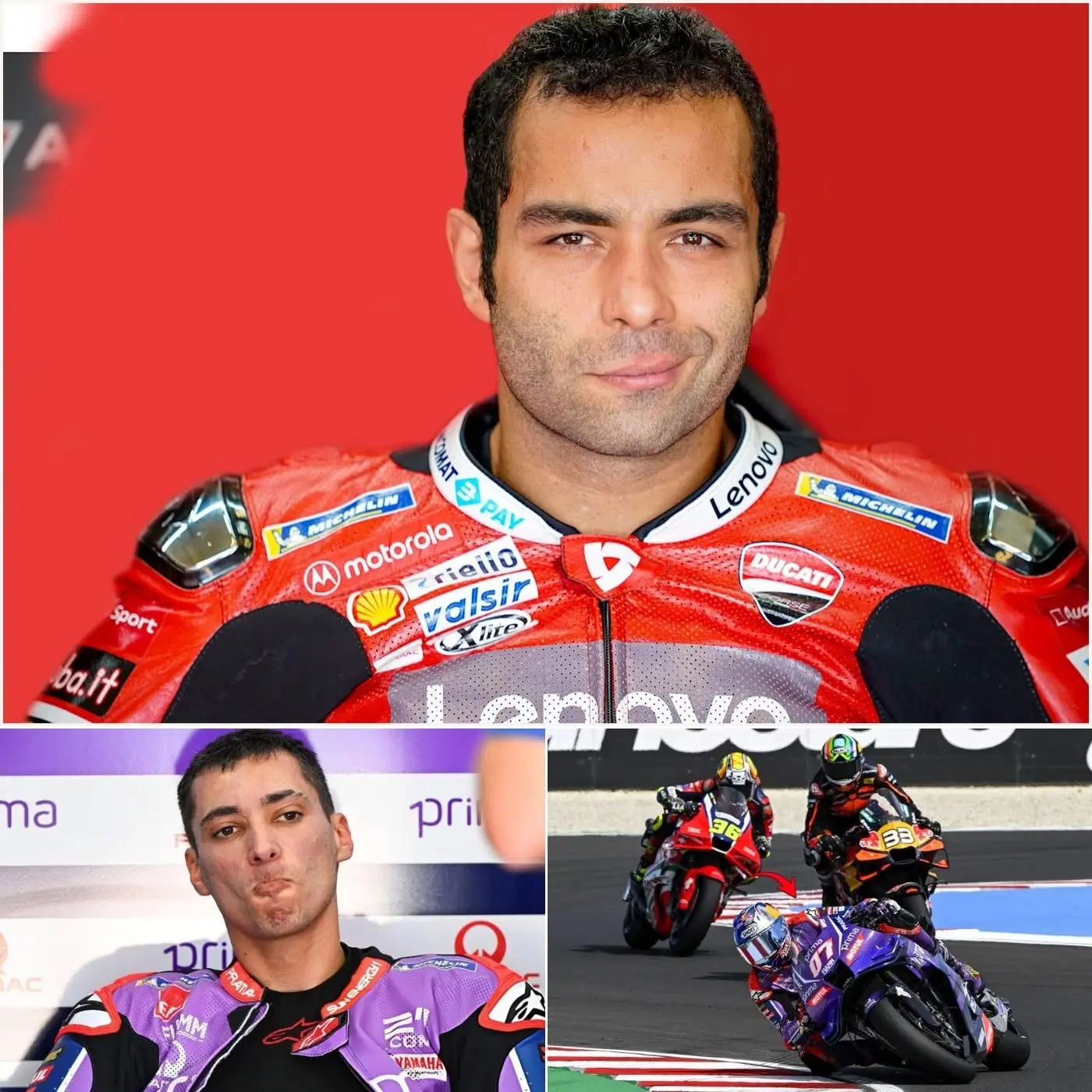 Cover Image for 🔥« IL PENSAIT ÊTRE VENU ICI POUR DEVENIR LE MOTOGP… MAIS MAINTENANT, MÊME UNE PLACE DANS LE TOP 15 DOIT DEVENIR UN DÉFI. » — Danilo Petrucci a livré le commentaire le plus cinglant de 15 mots à l’égard de Toprak Razgatlıoğlu, alors que ce qui faisait de lui une icône du WorldSBK se transforme désormais en un point faible sur la plus grande scène du sport moto…👇👇