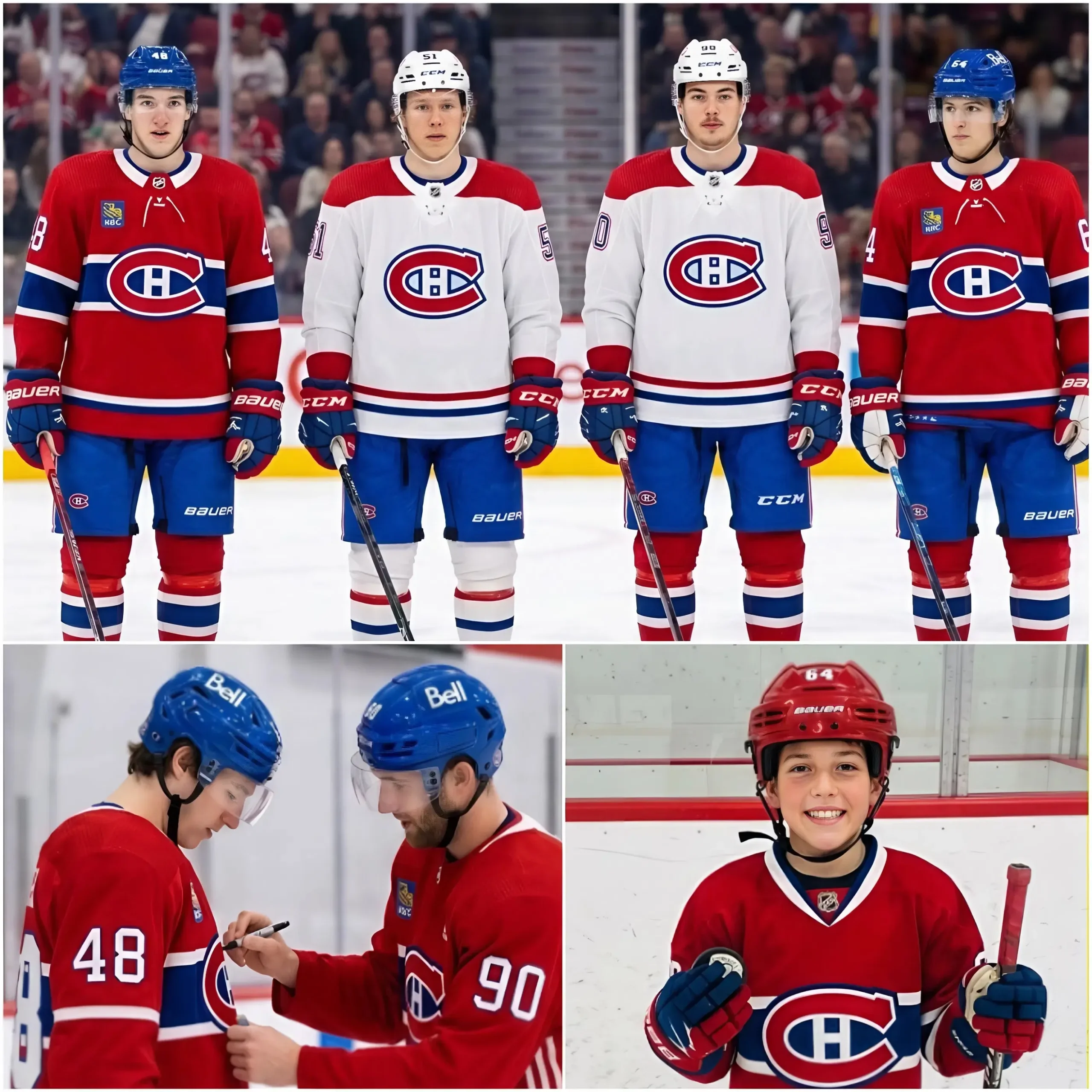 Cover Image for DERNIÈRE MINUTE : Cole Caufield a conduit les Canadiens de Montréal dans un hommage émouvant à Xavier Taylor, 12 ans, qui est sous respirateur après une collision fatale sur le terrain ; l’esprit des Canadiens touche toute la nation !
