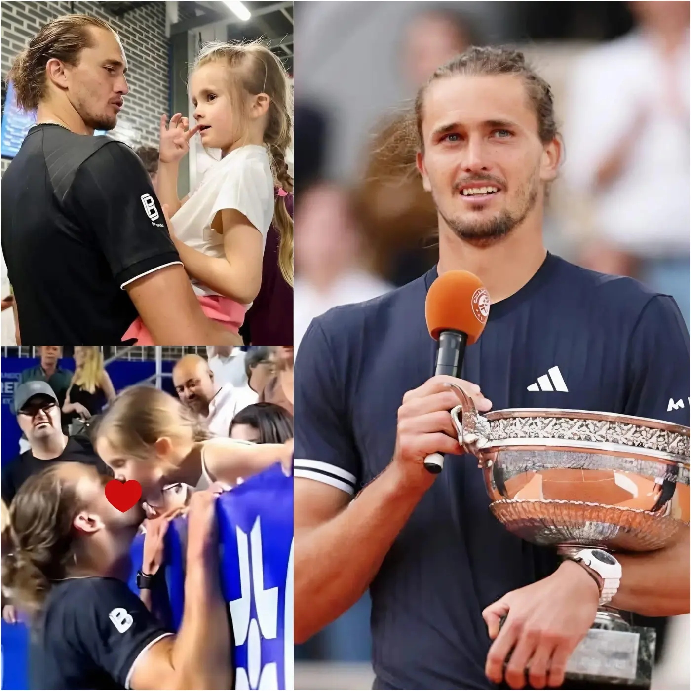 Cover Image for 🎾❤️ “DADDY ISN’T THE MAN WHO ALWAYS FINISHES SECOND ANYMORE…” — ALEXANDER ZVEREV’S EMOTIONAL GRAND SLAM MOMENT LEAVES THE TENNIS WORLD IN TEARS
