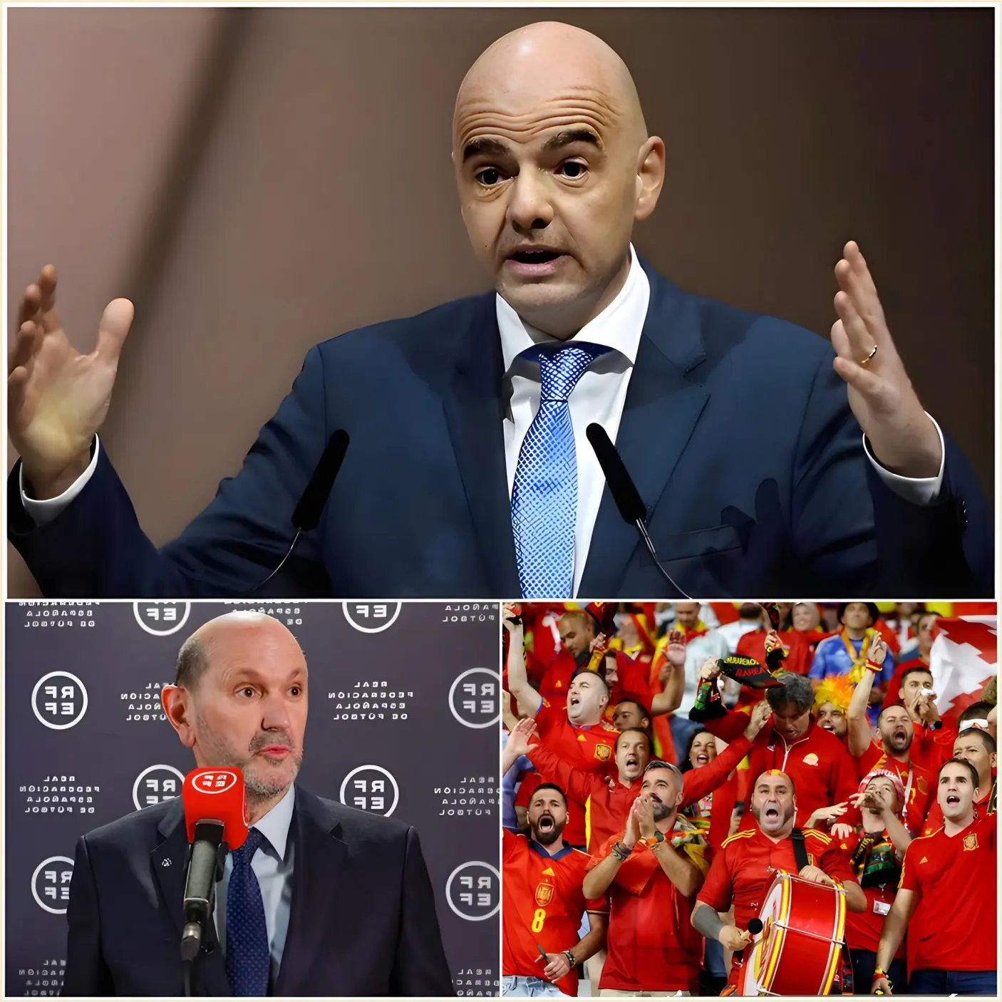 Cover Image for ÚLTIMA HORA: La Real Federación Española de Fútbol (RFEF) ha presentado una queja oficial ante la FIFA tras la decisión de cancelar más de 1.000 entradas pertenecientes a aficionados españoles. Según las acusaciones, esta decisión está directamente relacionada con las regulaciones del país anfitrión