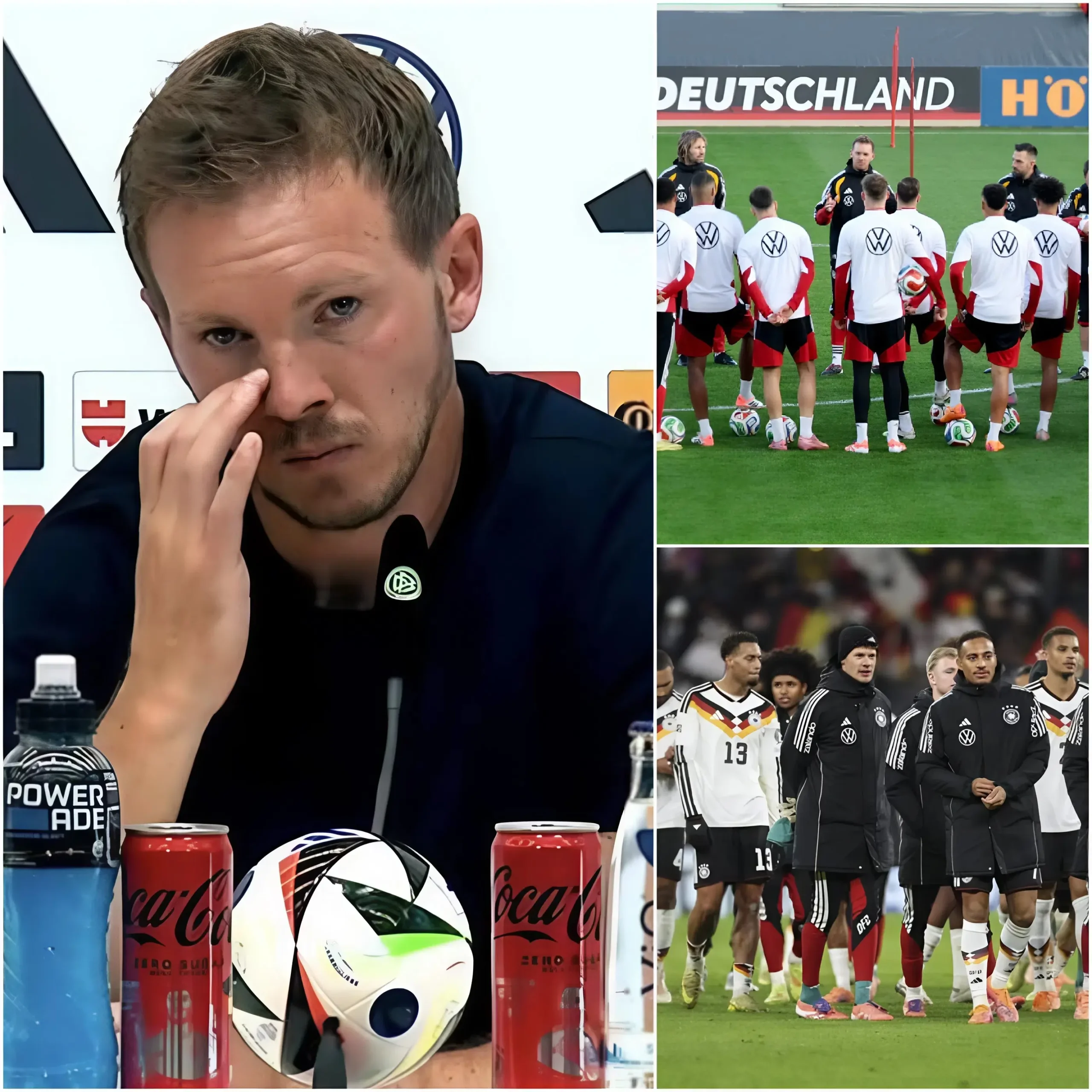 Cover Image for 🚨🔥 „Ich habe einen Fehler gemacht, indem ich ihn nicht nominiert habe… Jetzt ist es zu spät!“ – Bundestrainer Julian Nagelsmann bedauerte angeblich, einen Spieler nicht in den WM-Kader berufen zu haben.