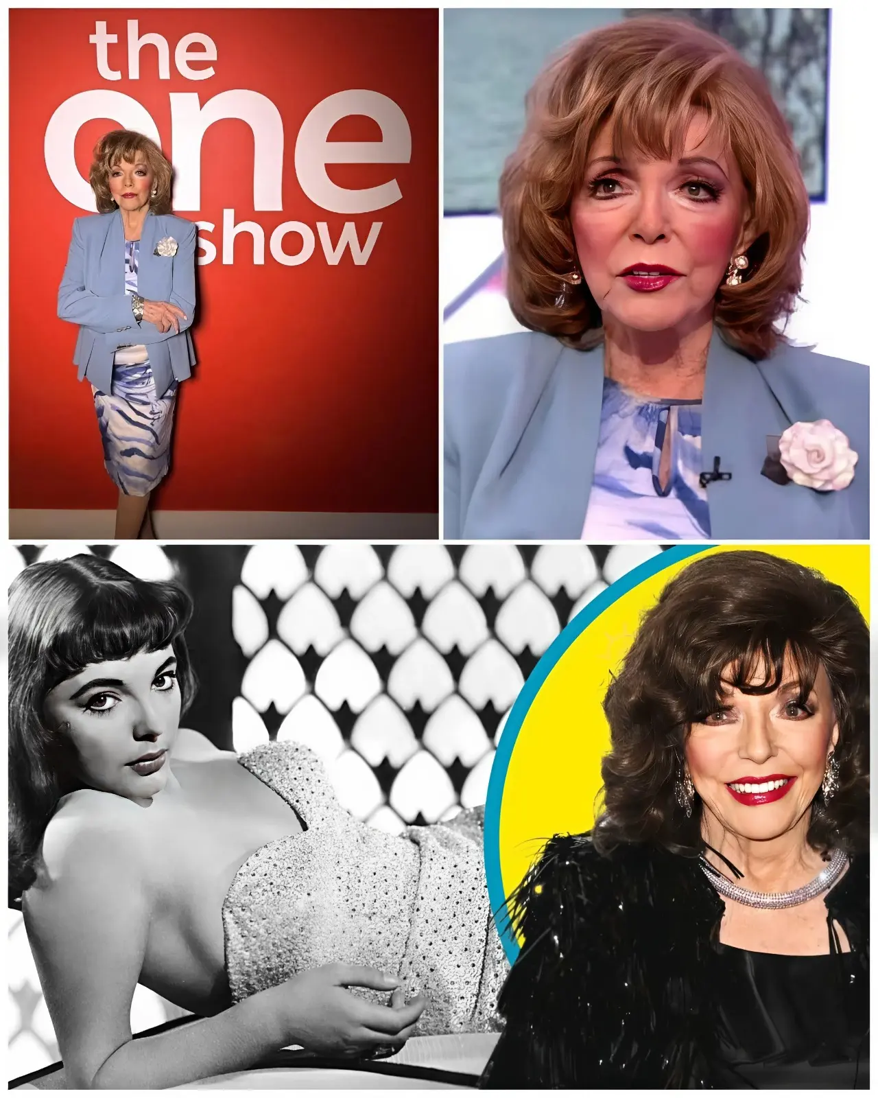 Cover Image for “SHE’S REALLY 93?!” 😳✨ Joan Collins left viewers of The One Show completely stunned after her latest appearance, with many admitting they were too distracted by how youthful she looked to focus on the interview itself. See more 👇👇