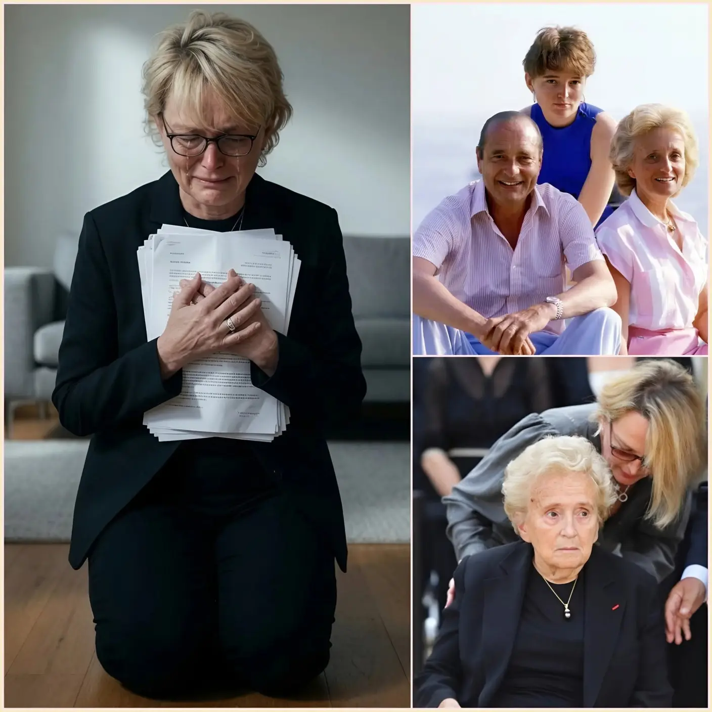 Cover Image for « Je n’ai pas besoin d’eux, j’ai juste besoin de toi à mes côtés. » En triant les affaires de sa défunte mère, Bernadette Chirac, Claude Chirac découvrit une pile de documents soigneusement scellés.