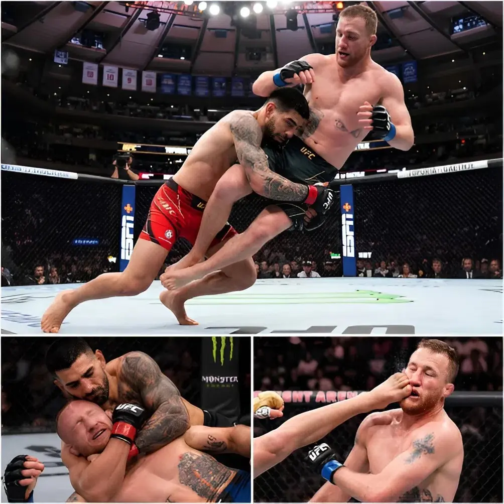 Cover Image for ‘38 YEARS OLD… AND YOU STILL THINK YOU CAN SURVIVE ME’ — Ilia Topuria Delivers a Brutal Uppercut KO at 2:51 of Round 2 to Justin Gaethje, Leaving the MMA World Stunned👇👇👇