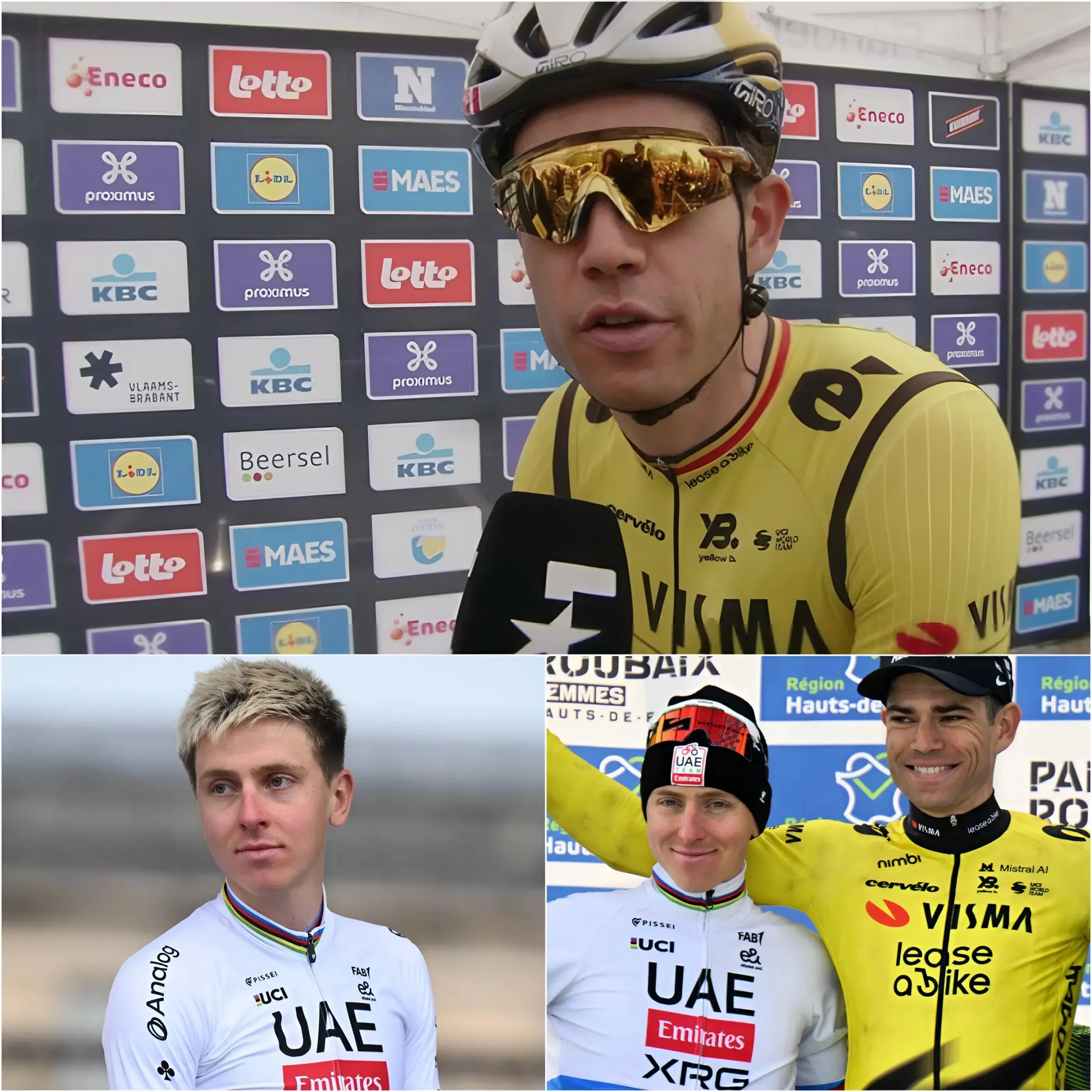 Cover Image for « JE CROIS QU’IL PEUT ENTRER DANS L’HISTOIRE » 🚨 Coup de théâtre sur le Tour de France ! Van Aert sort de son silence concernant Pogačar et révèle une vérité incroyable, assortie d’un avertissement sévère concernant son entraînement !