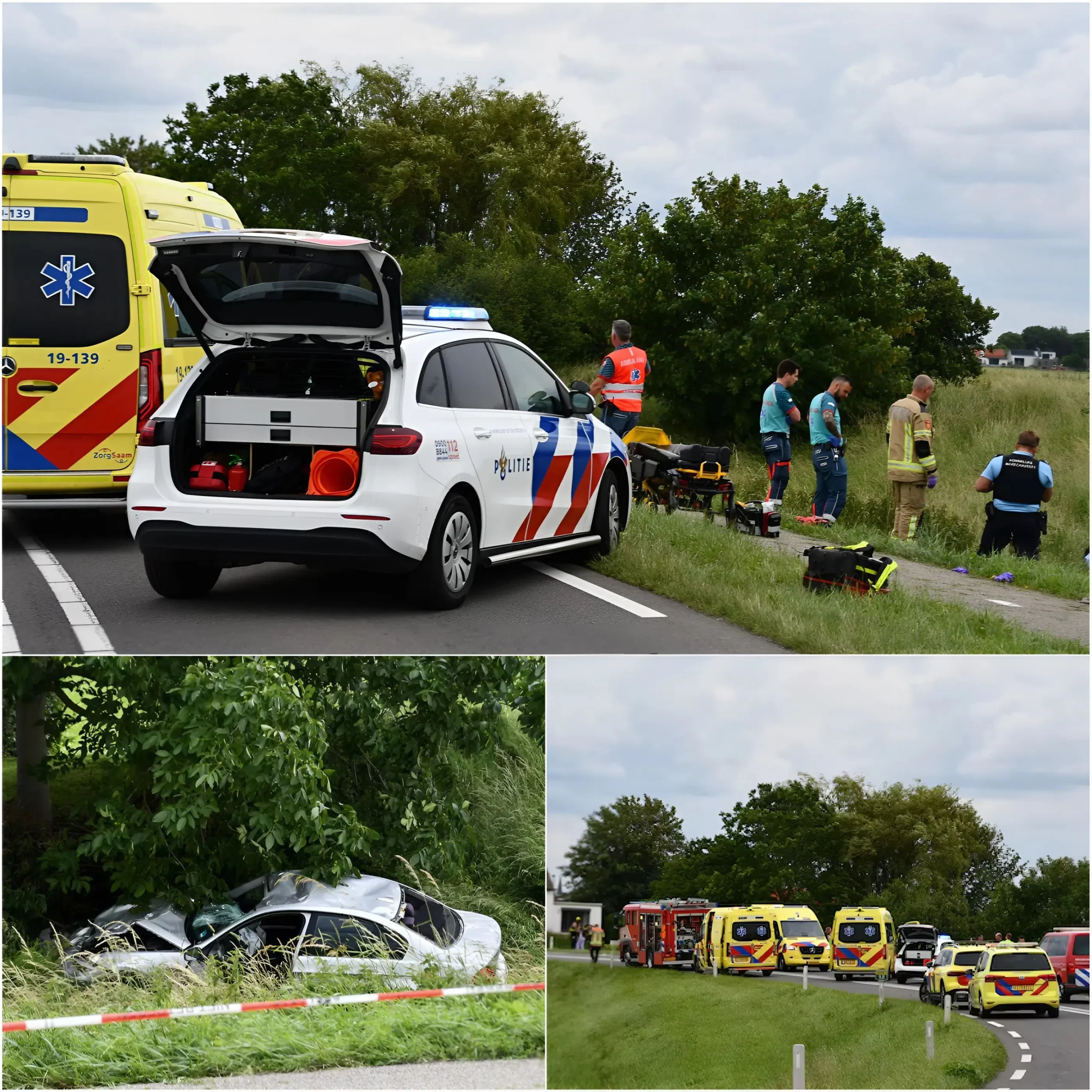 Cover Image for 🕊️ Verdriet en ongeloof na ernstig incident 💔 Een 19-jarige werd aangehouden nadat een voertuig op een groep kinderen inreed, met ingrijpende gevolgen voor alle betrokkenen. Het nieuws heeft diepe emoties losgemaakt in de gemeenschap. Lees meer in de eerste reactie 👇
