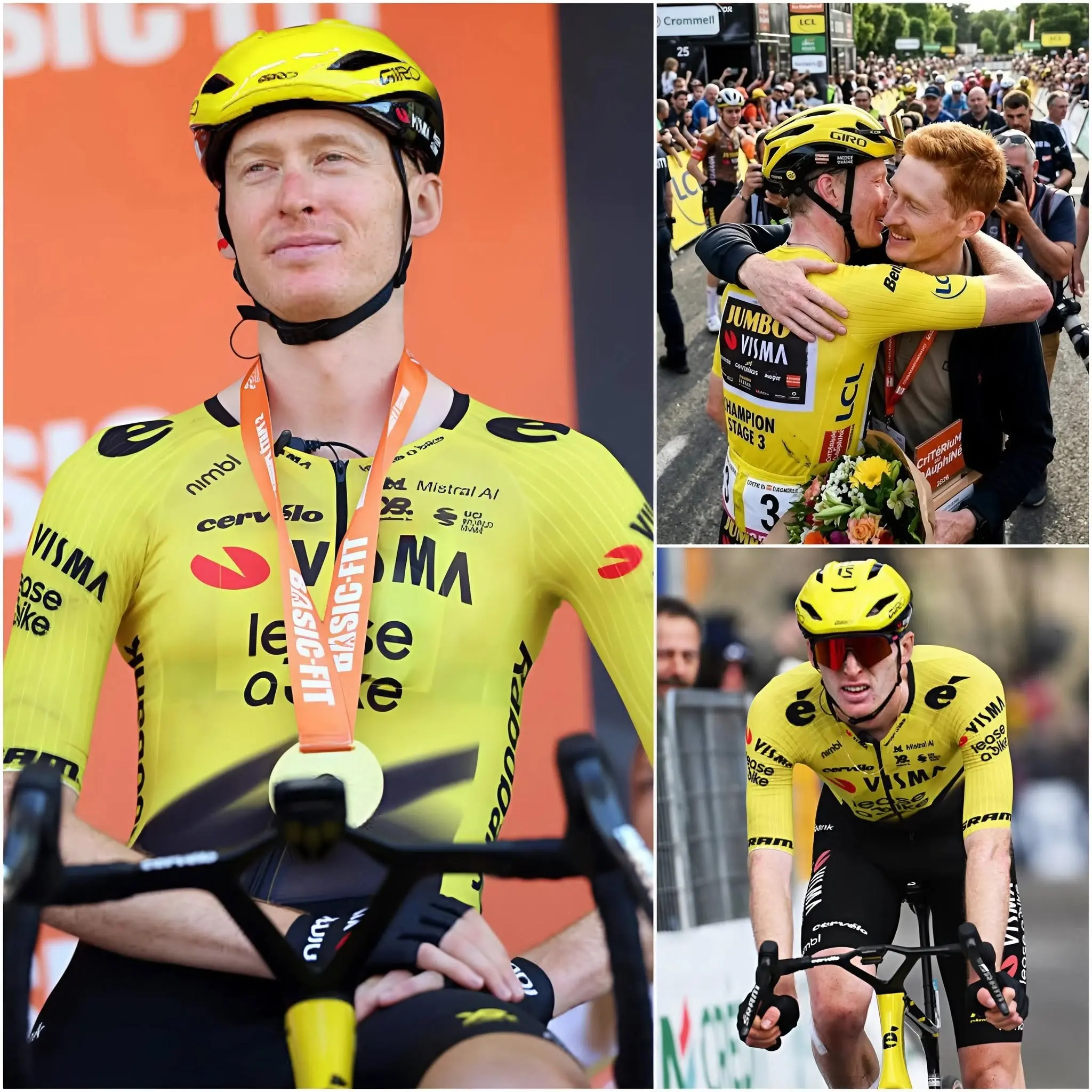 Cover Image for 💛🚴♀️ “BEDANKT AAN IEDEREEN DIE ALTIJD IN MATTEO JORGENSON GELOOFD HEEFT, ZELFS TOEN VELE MENSEN NIET MEER IN HEM GLOOFDEN…” — Zijn vader, Sam Jorgenson, brak in tranen uit toen hij het ontroerende verhaal achter de overwinning in etappe 3 van het Critérium du Dauphiné 2026 onthulde.
