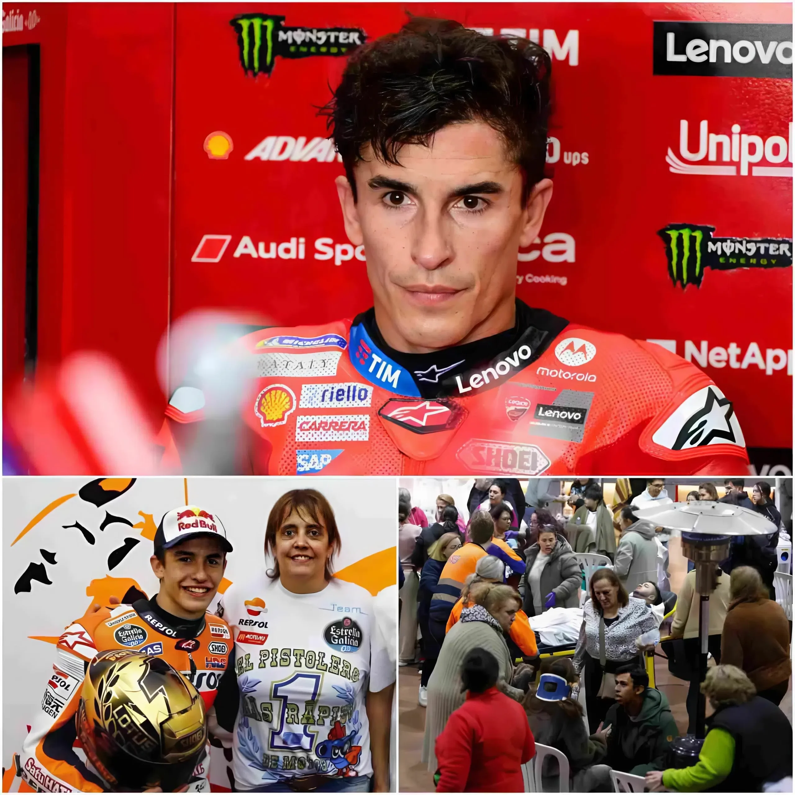 Cover Image for 🚨ÚLTIMA HORA – HACE 10 MINUTOS: El mundo de MotoGP está sumido en el caos, y un nombre está en boca de todos: Marc Márquez. Su madre se encuentra actualmente…