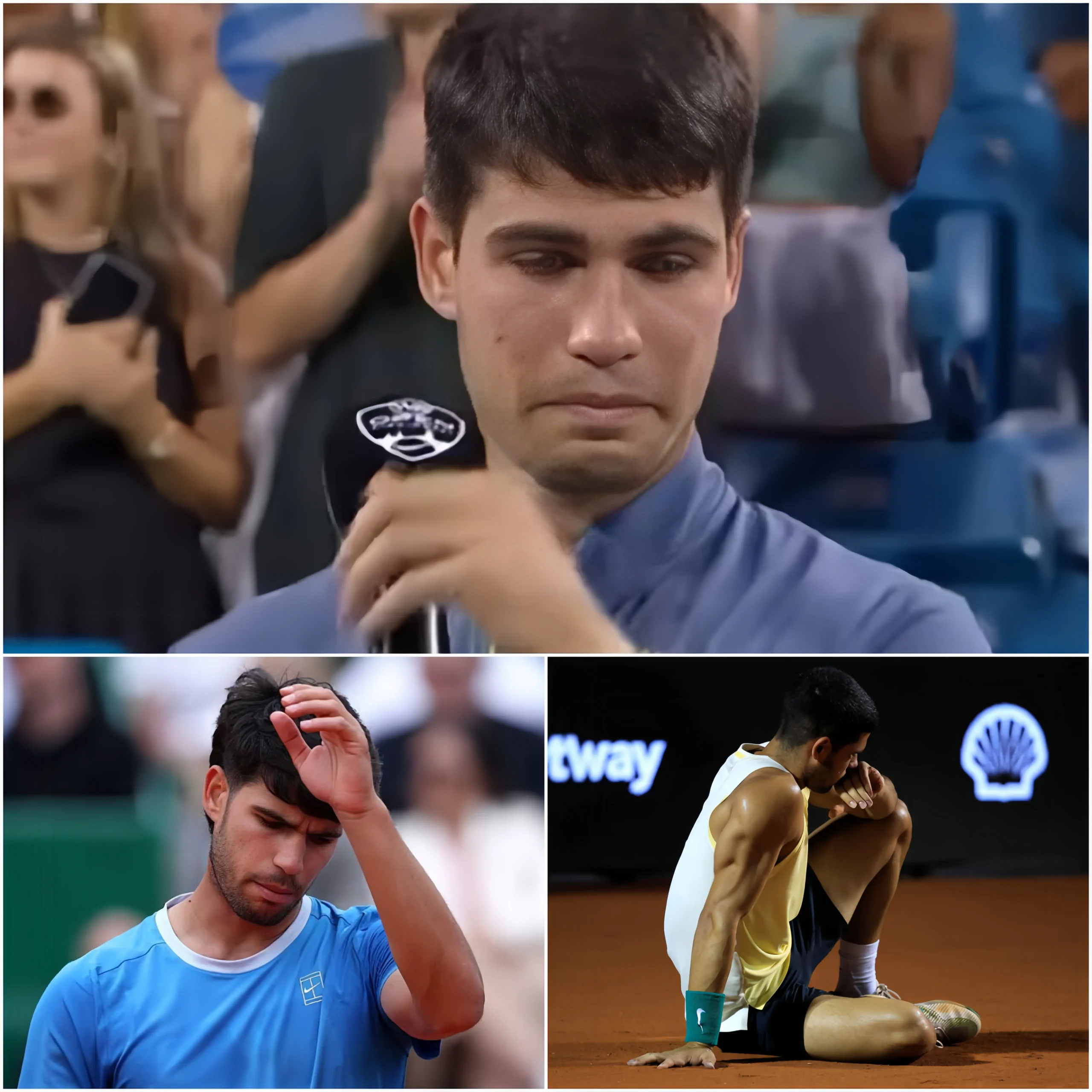 Cover Image for 💔😱 EXTREME SHOCK HACE 10 MINUTOS: “REALMENTE NO ME QUEDA MUCHO TIEMPO…” — El joven tenista español Carlos Alcaraz ha conmocionado al mundo del tenis tras revelar su preocupante estado de salud, provocando que miles de aficionados rompieran a llorar…