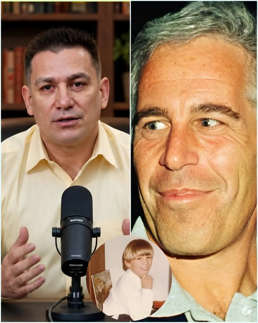 Cover Image for Há 5 minutos: Sascha Riley, de Victoria, Colúmbia Britânica, Canadá, a primeira vítima masculina de Epstein, tornou pública sua história em uma transmissão ao vivo, revelando como seu pai adotivo o vendeu para a rede de tráfico humano quando criança.