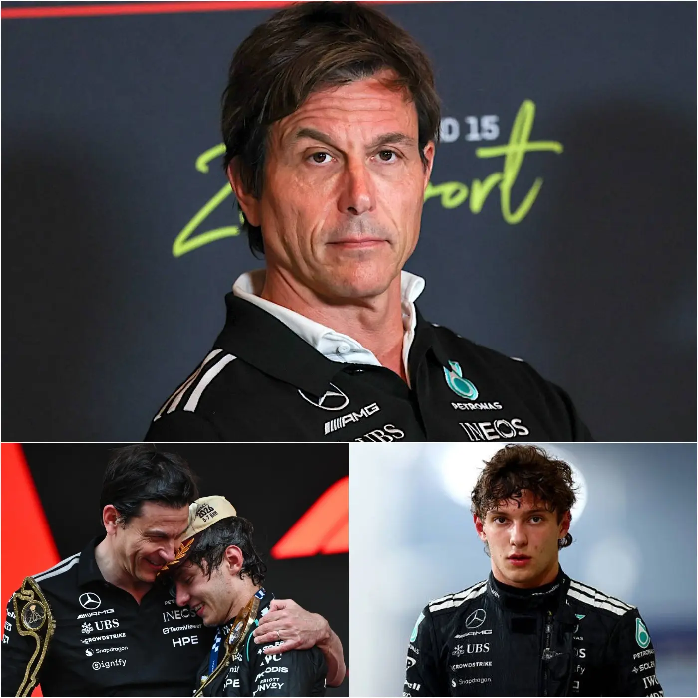 Cover Image for 🚨”MI PENTISSO DELLA MIA DECISIONE…” – Toto Wolff ha scosso l’intero mondo della F1 con la sua ultima dichiarazione su Kimi Antonelli. Dietro questa criptica affermazione si cela una storia che la Mercedes ha tenuto segreta per molto tempo…