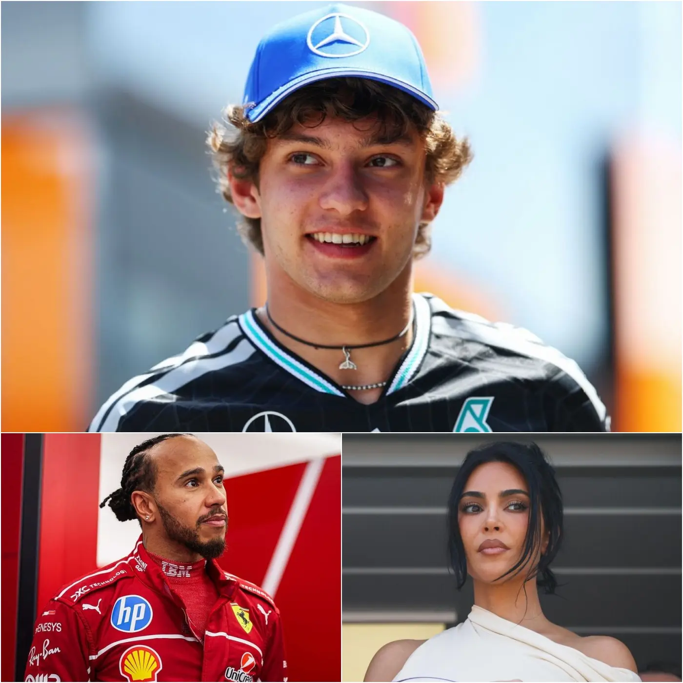 Cover Image for “NON VOLEVA NULLA!” – Lewis Hamilton ha finalmente parlato dopo l’incidente che ha coinvolto la sciarpa di Kimi Antonelli,