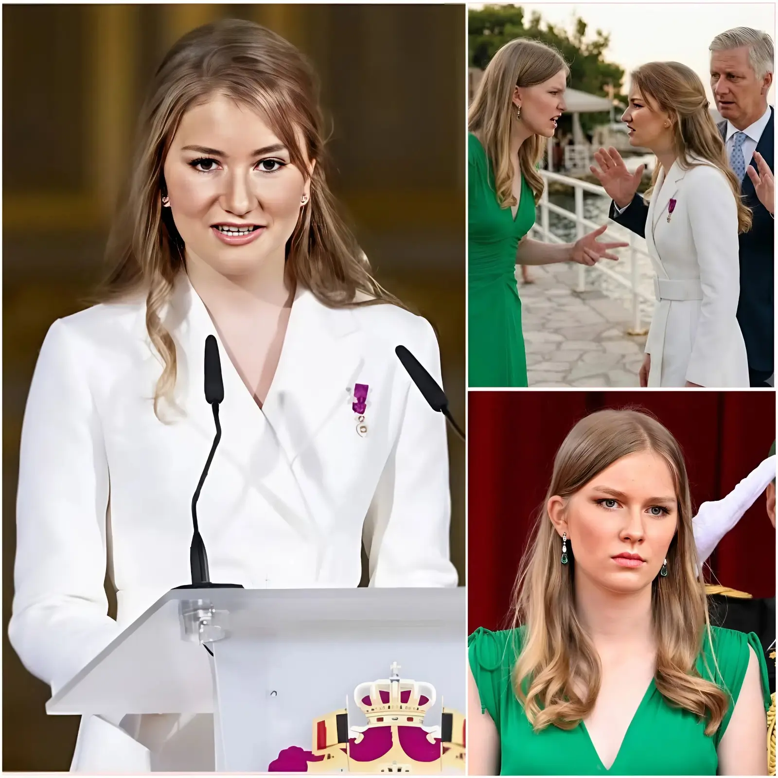 Cover Image for 😢💔 “WAAROM HEEFT ZIJ ALLES EN IK NIET?” — Dit zouden de woorden zijn die prinses Eléonore met moeite uitsprak tijdens een emotionele ruzie met haar familie.