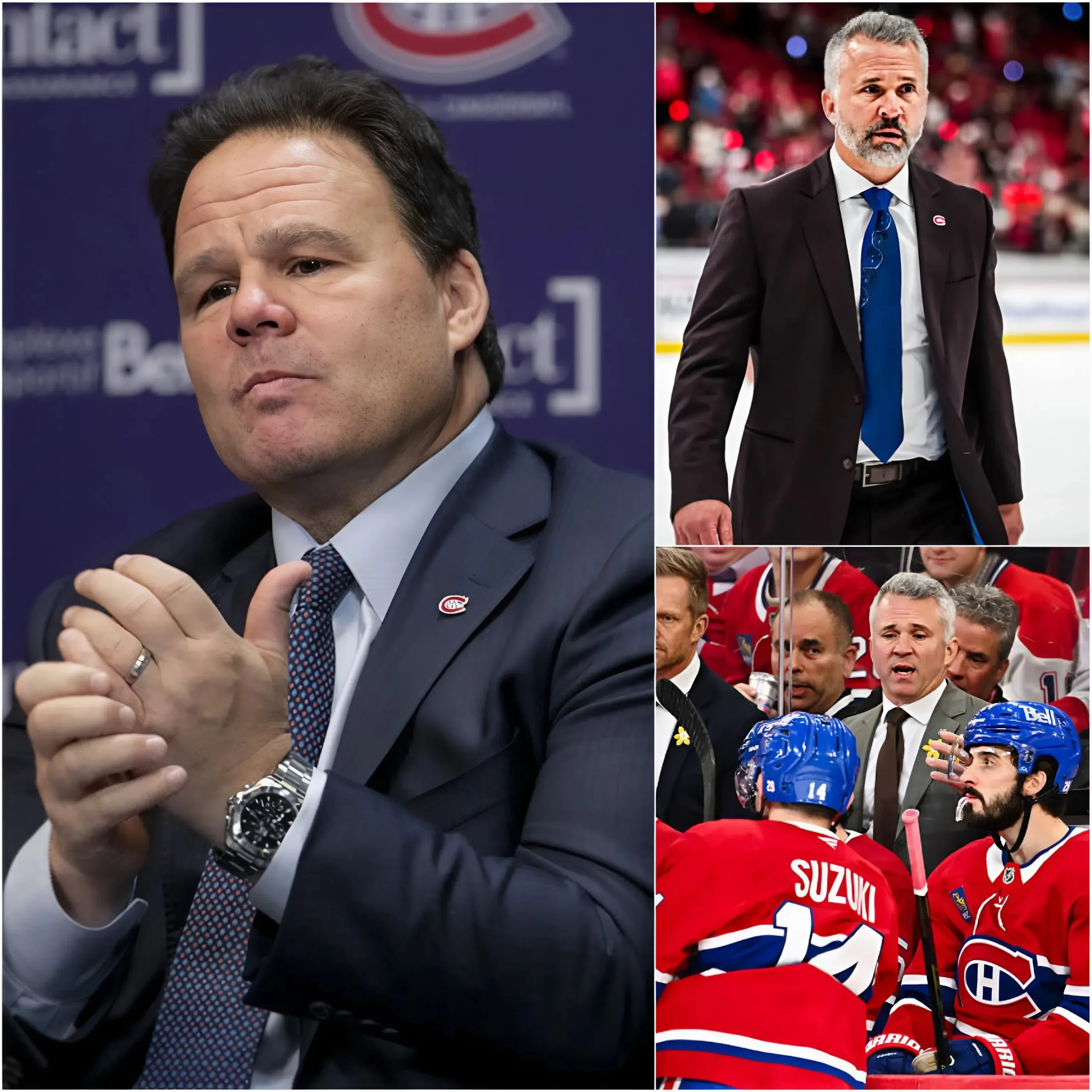 Cover Image for 🔴 ALERTE INFO : Après de nombreuses réunions internes visant à préparer une équipe et un entraîneur réellement adaptés à l’équipe, la direction des Canadiens de Montréal a pris une décision finale concernant l’entraîneur Martin St. Louis
