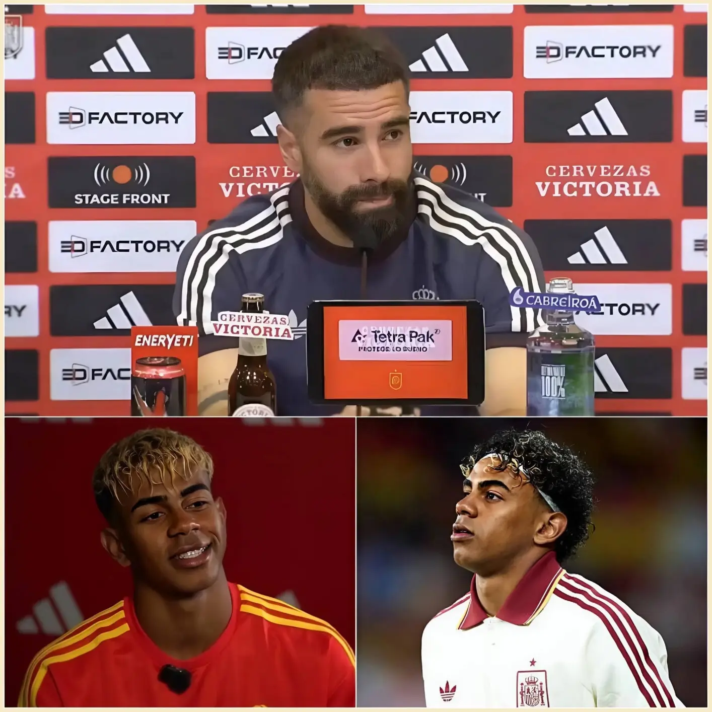 Cover Image for “¿POR QUÉ UN JUGADOR CON ESA ACTITUD SIGUE SIENDO CONVOCADO?” — Dani Carvajal habría encendido la polémica tras cuestionar la llamada de Lamine Yamal a la selección española rumbo al Mundial 2026, señalando supuestos problemas de actitud y disciplina.