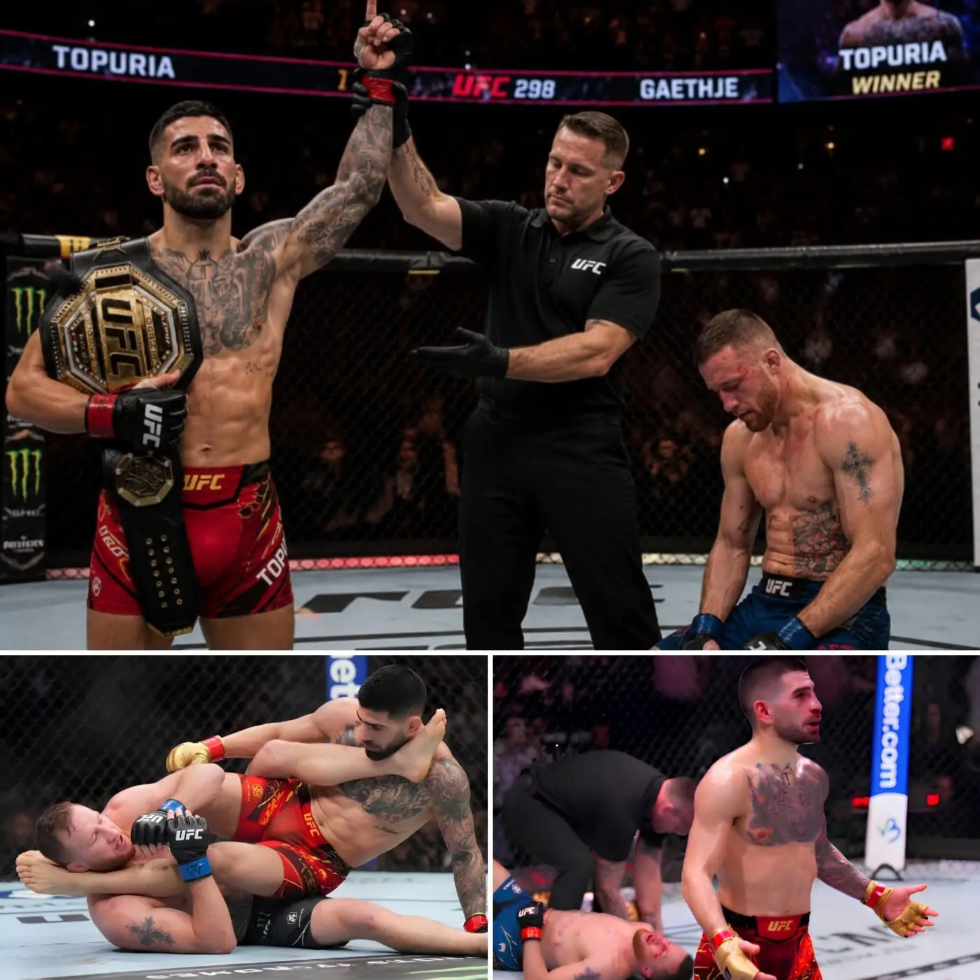 Cover Image for “THE HIGHLIGHT WALKED IN FEARED… Justin Gaethje DIDN’T WALK OUT THE SAME.” — “El Matador” Ilia Topuria Turns the UFC Arena Into Total Chaos After a Stunning Finish👇👇👇