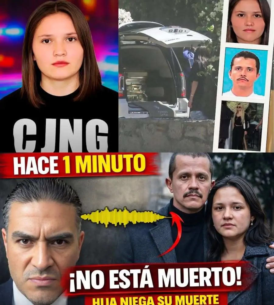 Cover Image for ¡MÉXICO CONMOCIONADO! Joven vestida de negro, arrodillada ante un ataúd, pronuncia un comentario que inflama la tensión nacional al instante.