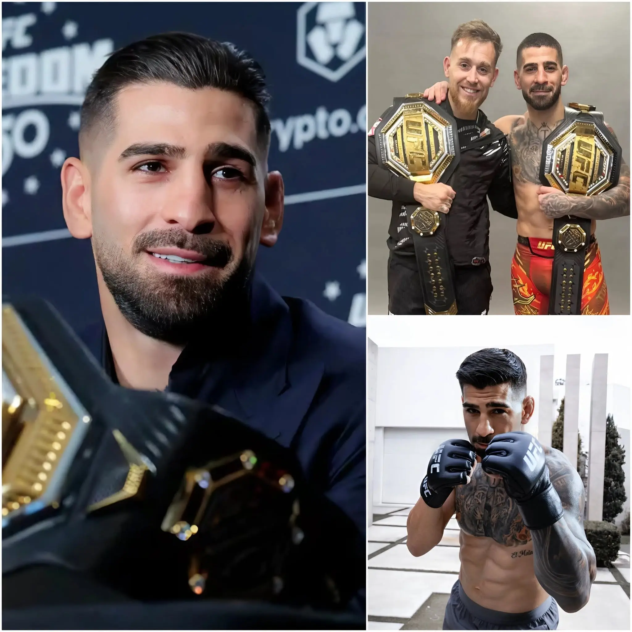 Cover Image for Hace 10 minutos 🚨🔥 Ilia Topuria sorprendió al mundo de las MMA al anunciar inesperadamente su retirada de UFC Freedom 250 por un motivo completamente inesperado. Poco después, su entrenador, Javi Climent, publicó un comunicado impactante, revelando la causa de la decisión que dejó a millones de fans atónitos y desconsolados.