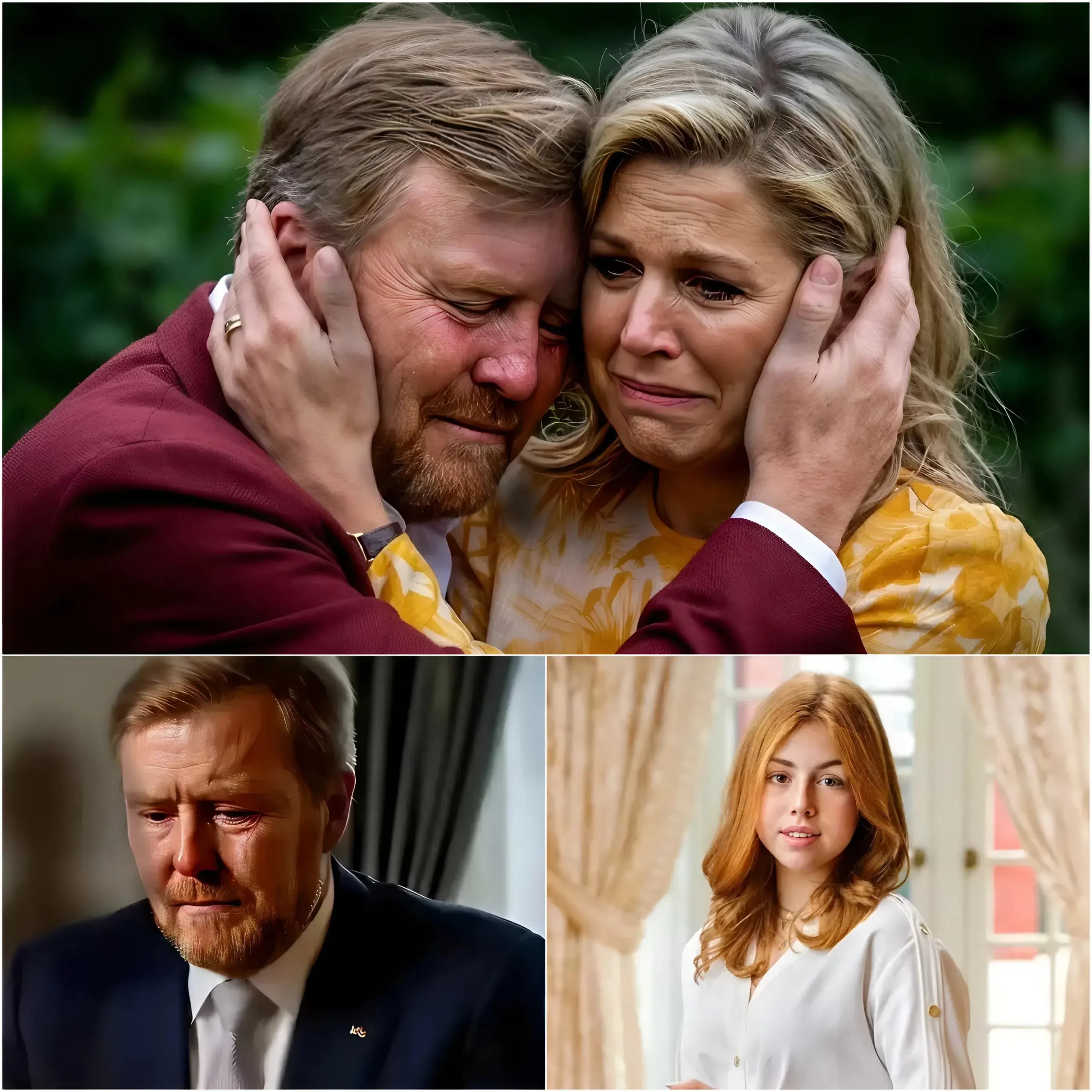 Cover Image for TRIEST NIEUWS 💔 Slechts 30 minuten geleden schokten Koning Willem-Alexander en Koningin Máxima aanwezigen in Paleis Huis ten Bosch met de aankondiging dat Prinses Alexia momenteel… Lees het volledige verhaal hieronder 👇
