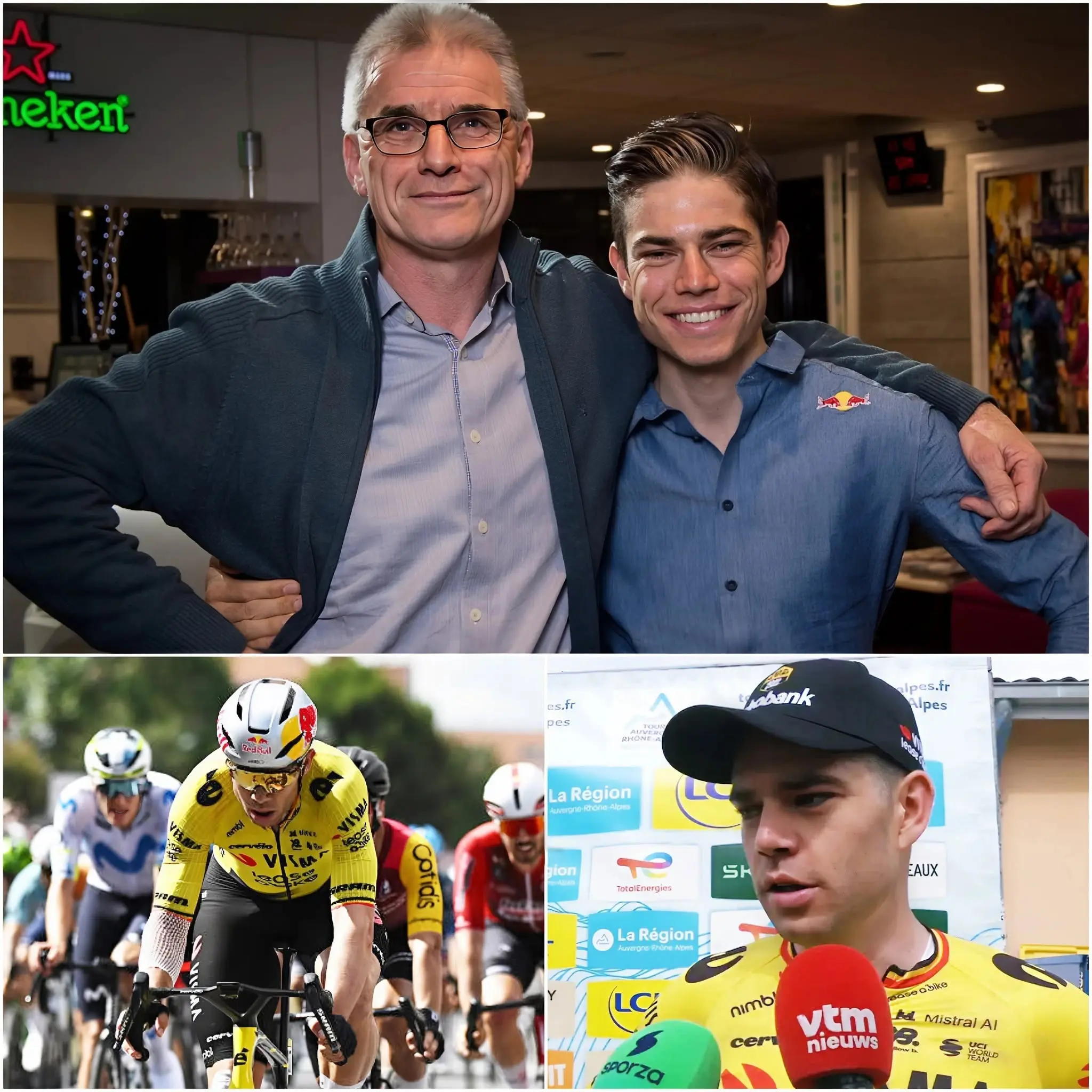 Cover Image for 🚨💔 “IK HEB HET JEZELF VERONTZEGD… IK KAN MIJN BELFTE AAN PAPA NIET NAKOMEN…” — Henk van Aert van Visma–Lease a Bike heeft de wielerwereld diep geraakt nadat hij sprak over zijn plannen en de belofte die hij ooit aan zijn vader deed: winnen van het Critérium du Dauphiné 2026…