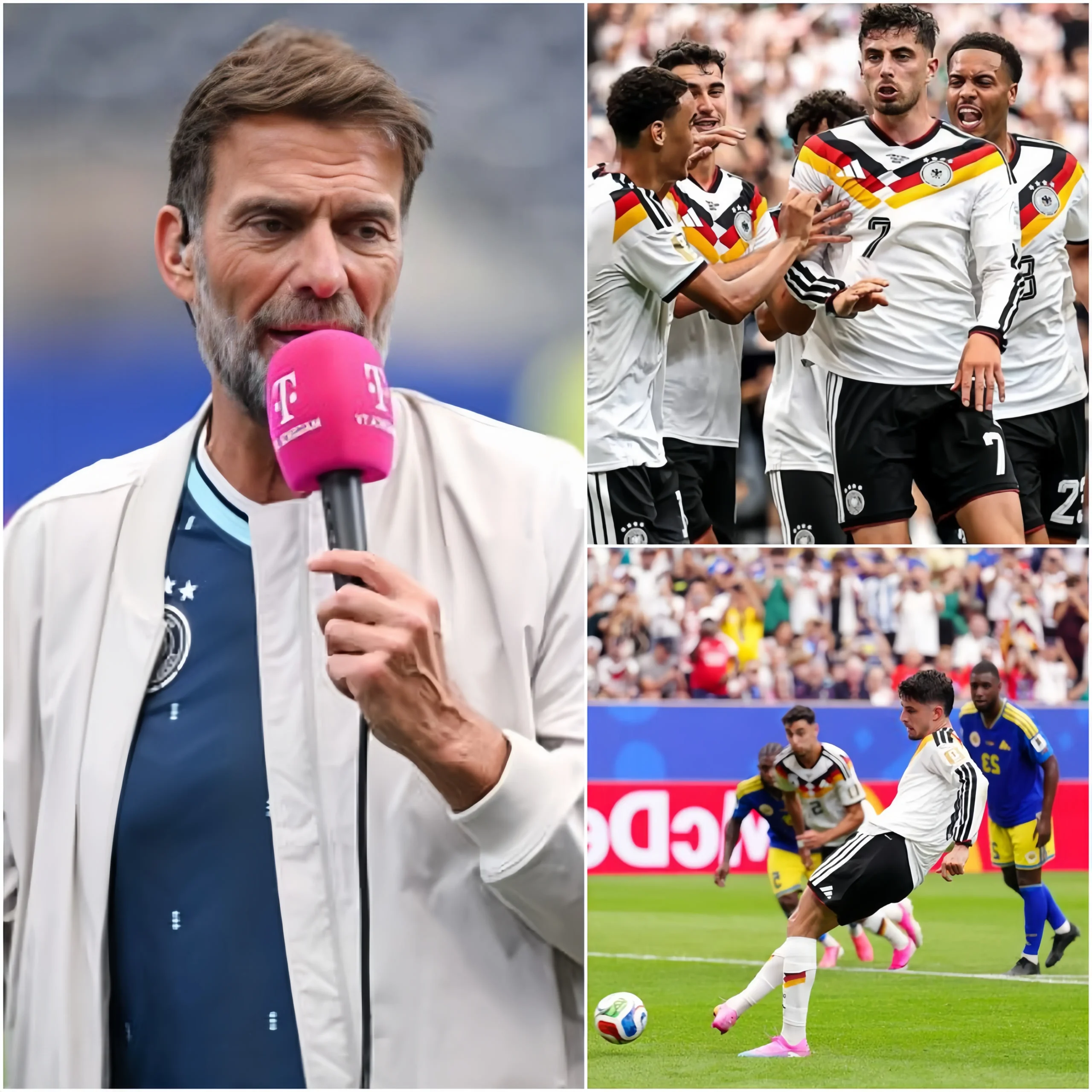 Cover Image for 🚨😮 „Vielleicht habe ich gerade die Geburt einer zukünftigen Legende miterlebt…“ Der brillante deutsche Stratege Jürgen Klopp konnte seine Überraschung nach dem überzeugenden 7:1-Sieg gegen Curaçao im Auftaktspiel der WM 2026 nicht verbergen.