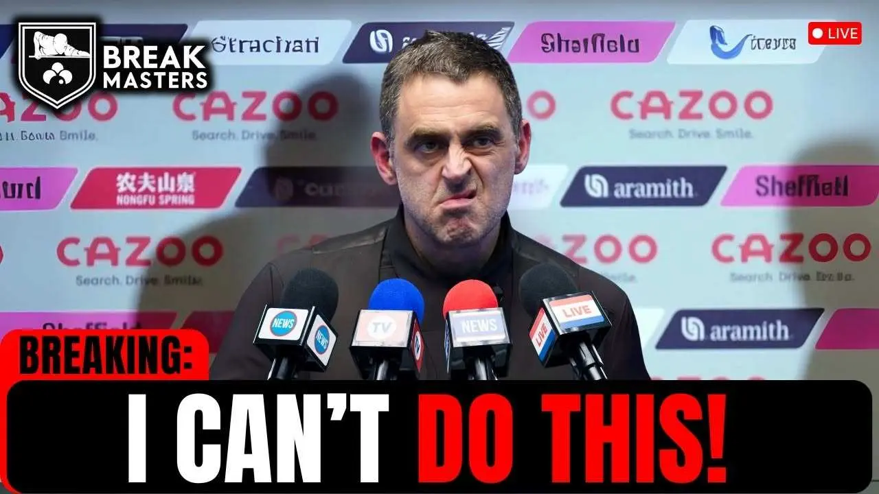 Cover Image for ➡️ RONNIE O’SULLIVAN BOMBSHELL 💥 Abuse claims and a shocking confession from a rival have left fans stunned… Full video in the comment.👇 👇 👇