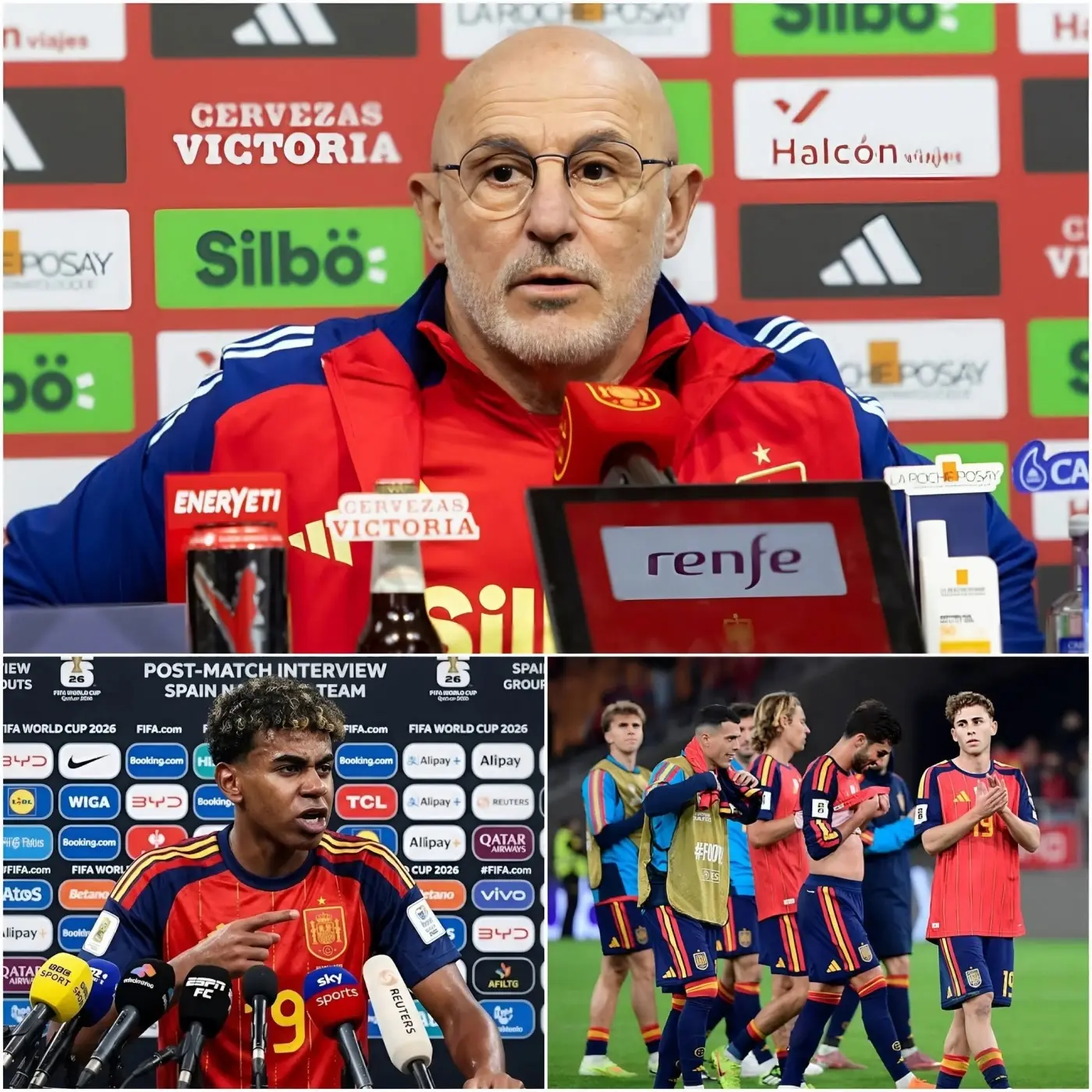 Cover Image for “ESTA SERÁ LA ÚLTIMA VEZ QUE JUEGUE PARA ESPAÑA” – El seleccionador nacional, Luis De La Fuente, habría anunciado oficialmente la expulsión permanente de un jugador de la selección española y habría declarado que nunca volverá a ser convocado bajo ninguna circunstancia tras el reciente empate.