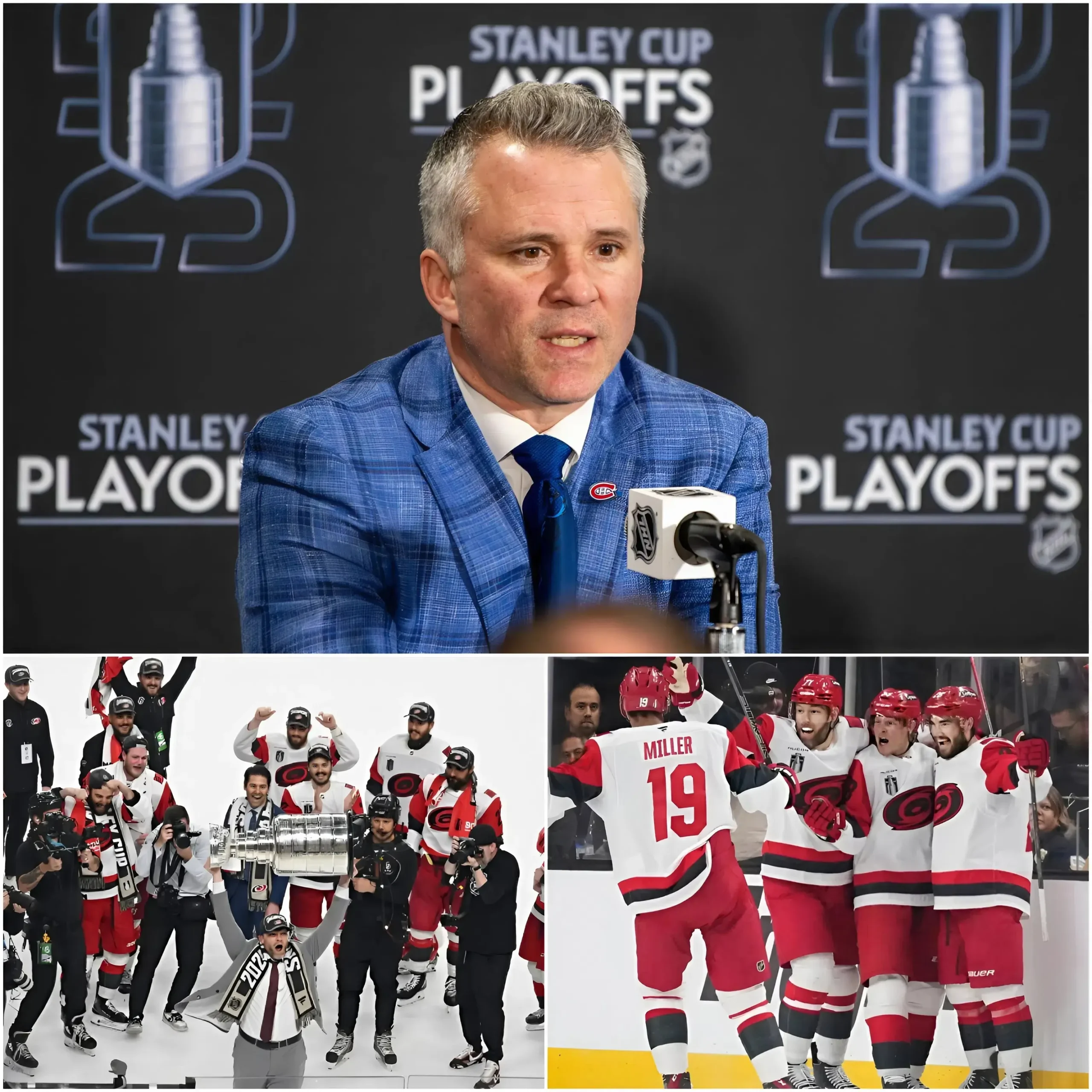 Cover Image for DERNIÈRE MINUTE : Juste après que les Hurricanes de la Caroline ont remporté la Coupe Stanley 2026, l’entraîneur Martin St. Louis