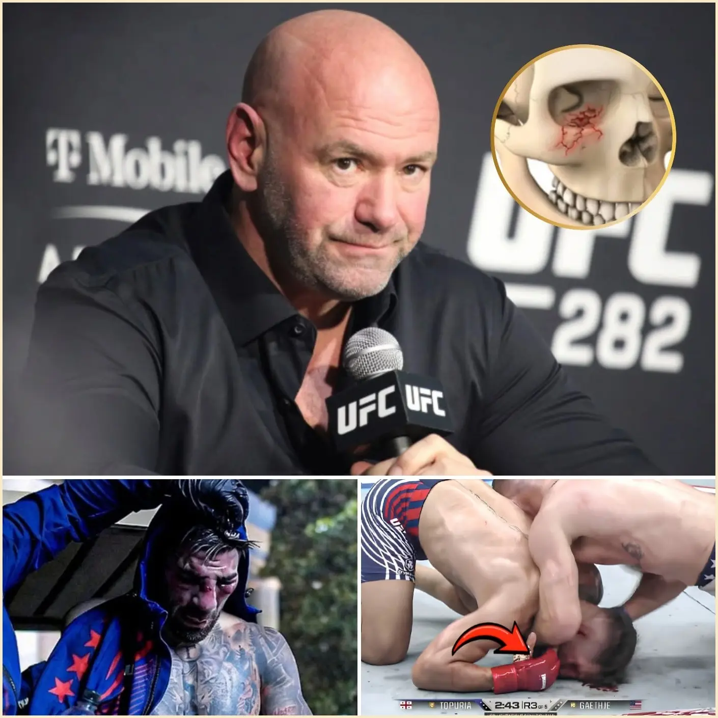 Cover Image for JUST 7 MINUTES AGO🚨Ilia Topuria’s ultimatum has forced CEO Dana White into an emergency late-night intervention; a backstage decision just triggered could change Justin Gaethje’s fate forever—after Ilia Topuria was rushed to the hospital with a fractured orbital bone following a brutal nigh, and the UFC has never been under this much tension.👇👇👇
