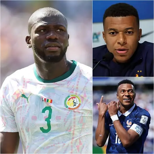 Cover Image for « DÉGAGE, TRICHEUR, TRAÎTRE DU FOOTBALL ! » Immédiatement après la défaite 1-3 du Sénégal face à la France, le capitaine sénégalais Kalidou Koulibaly, le visage rouge de colère, a soudainement pointé du doigt Kylian Mbappé et lui a crié dessus, l’accusant d’avoir utilisé des équipements de haute technologie pour « tricher »
