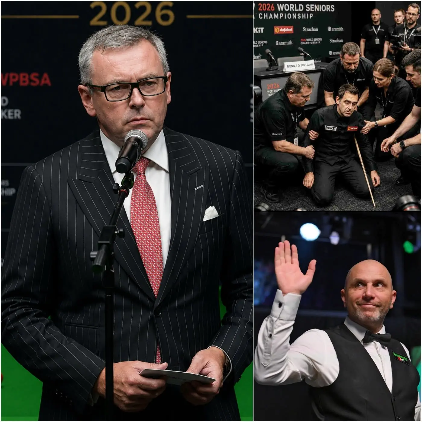 Cover Image for 🏁🚨THE MOST SHOCKING NEWS IN SNOOKER HISTORY: Following a rigorous investigation, the official world governing body for Snooker and Billiards, WPBSA, has OFFICIALLY ANNOUNCED the stripping of Ronnie O’Sullivan’s World Seniors Championship title from the 2026 tournament,
