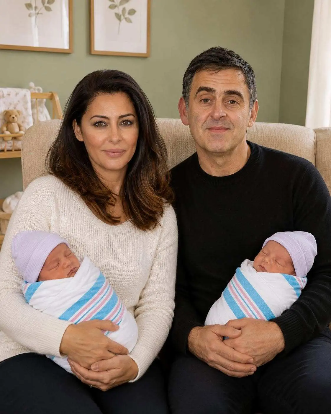 Cover Image for 🚨BREAKING NEWS: Ronnie O’Sullivan and his longtime partner Laila Rouass have stunned fans with an emotional “double surprise” — secretly welcoming twin babies, while the names they chose instantly melted hearts across social media ❤️👶👶