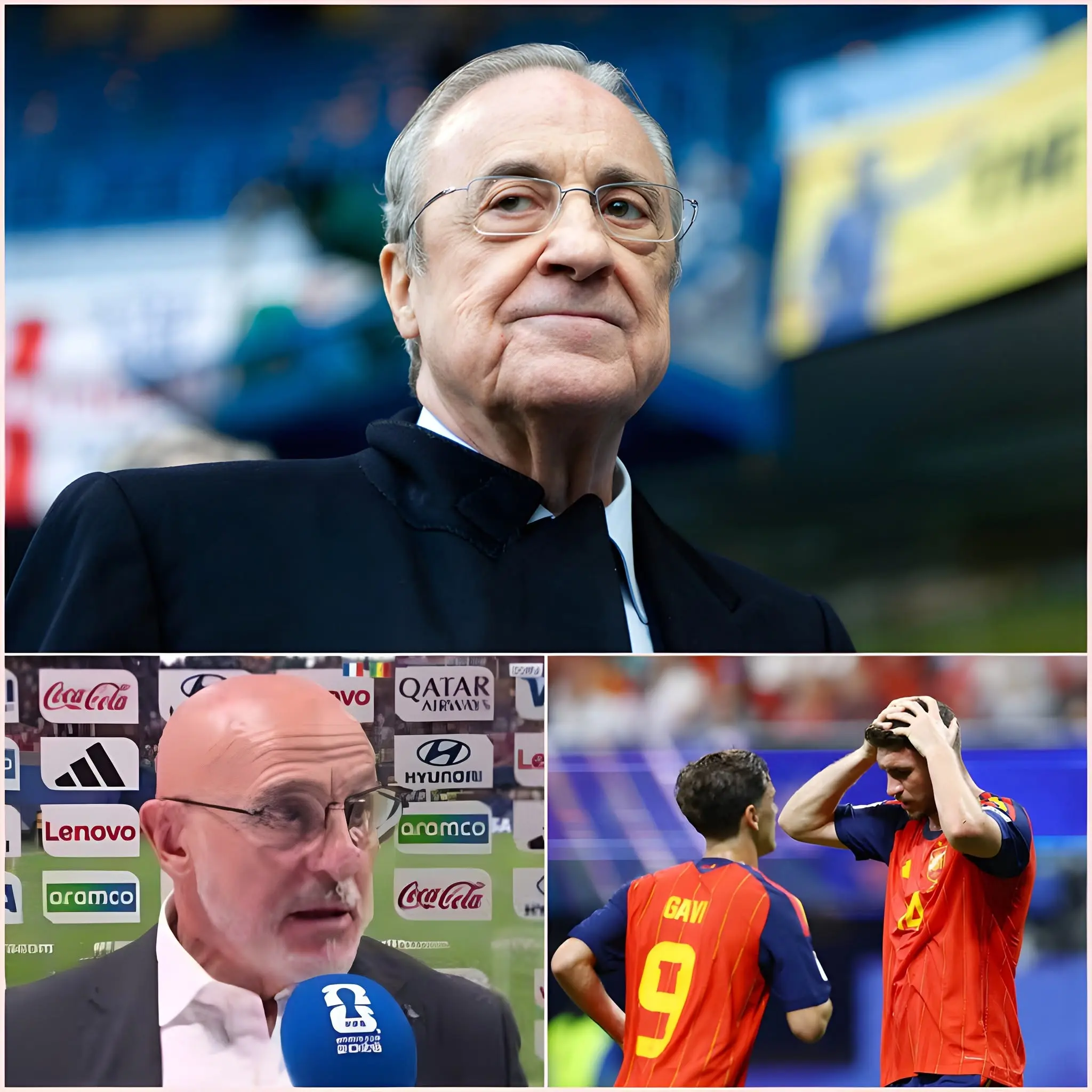 Cover Image for 🚨🔥 “EL PROBLEMA NO ESTÁ EN EL CAMPO… SINO EN LAS DECISIONES.” Tras el inesperado empate 0-0 de España ante Cabo Verde, Florentino Pérez habría estallado en privado y señalado varias razones que, según él, explican el decepcionante resultado de La Roja.