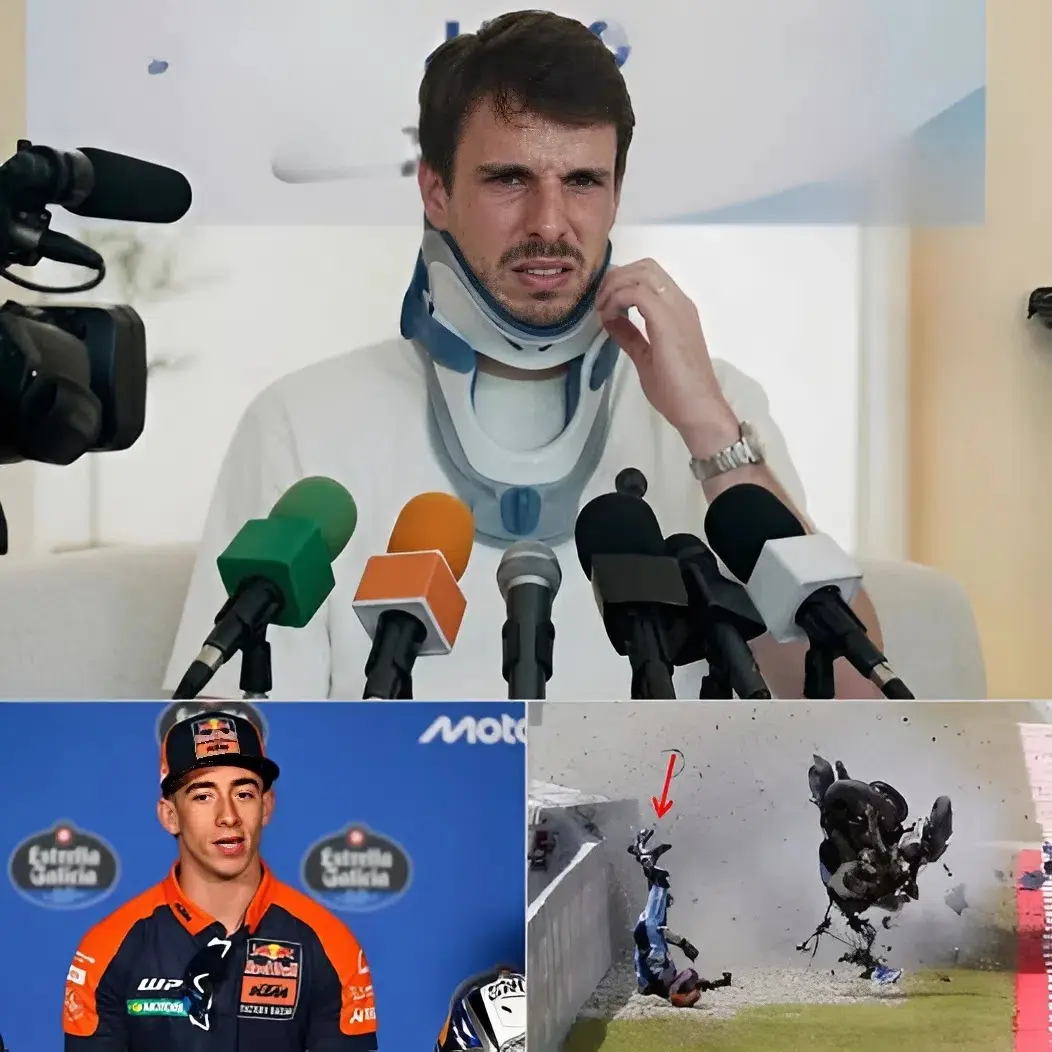 Cover Image for 🔥“DESTRUYÓ EL FUTURO QUE LLEVO AÑOS CONSTRUYENDO”. Álex Márquez ya no pudo ocultar su frustración tras el dramático incidente en Cataluña. Con evidente enfado, el español afirmó que la colisión con Pedro Acosta no solo arruinó su oportunidad de brillar en la carrera al sprint, sino que también le dejó con fuertes dolores físicos y secuelas emocionales.