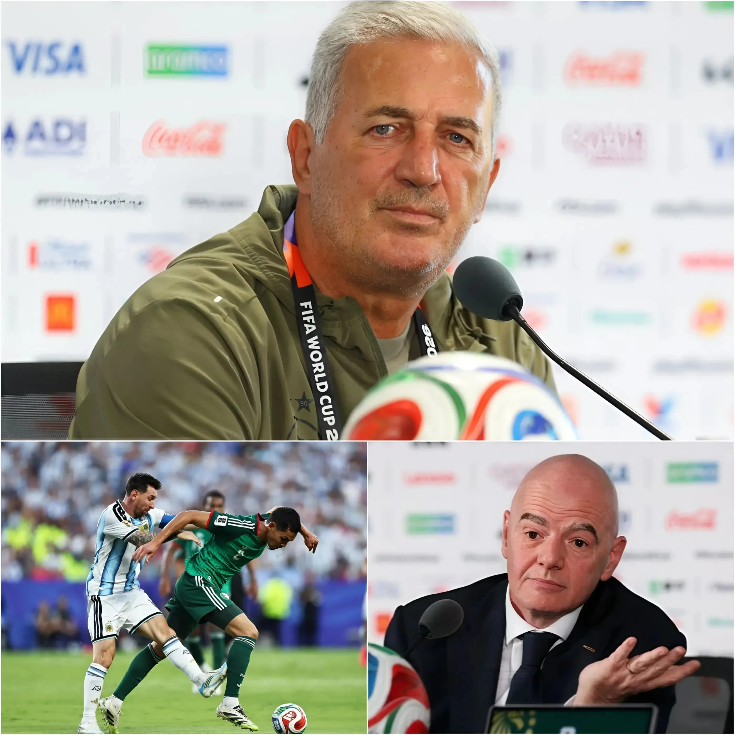 Cover Image for “TUTTE LE PROVE E I VIDEO DELLE SUE IMBROGLIATE SONO NELLE MIE MANI!” Subito dopo l’umiliante sconfitta per 3-0 contro l’Argentina ai Mondiali del 2026, l’allenatore dell’Algeria, Vladimir Petković, è esploso di rabbia davanti alle telecamere.
