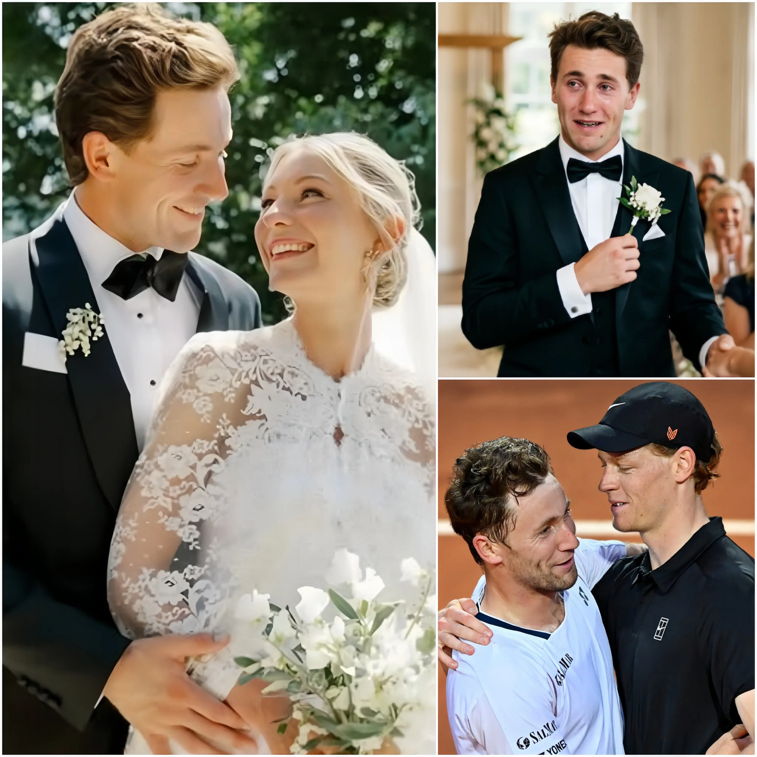 Cover Image for 💗️ 🎾 Poco prima del matrimonio di Casper Ruud e Maria Galligani, tutto sembrava normale. Amici e colleghi inviavano gli auguri, mentre regali sontuosi si susseguivano. Ma nessuno sapeva che Jannik Sinner aveva segretamente preparato qualcosa di completamente diverso.