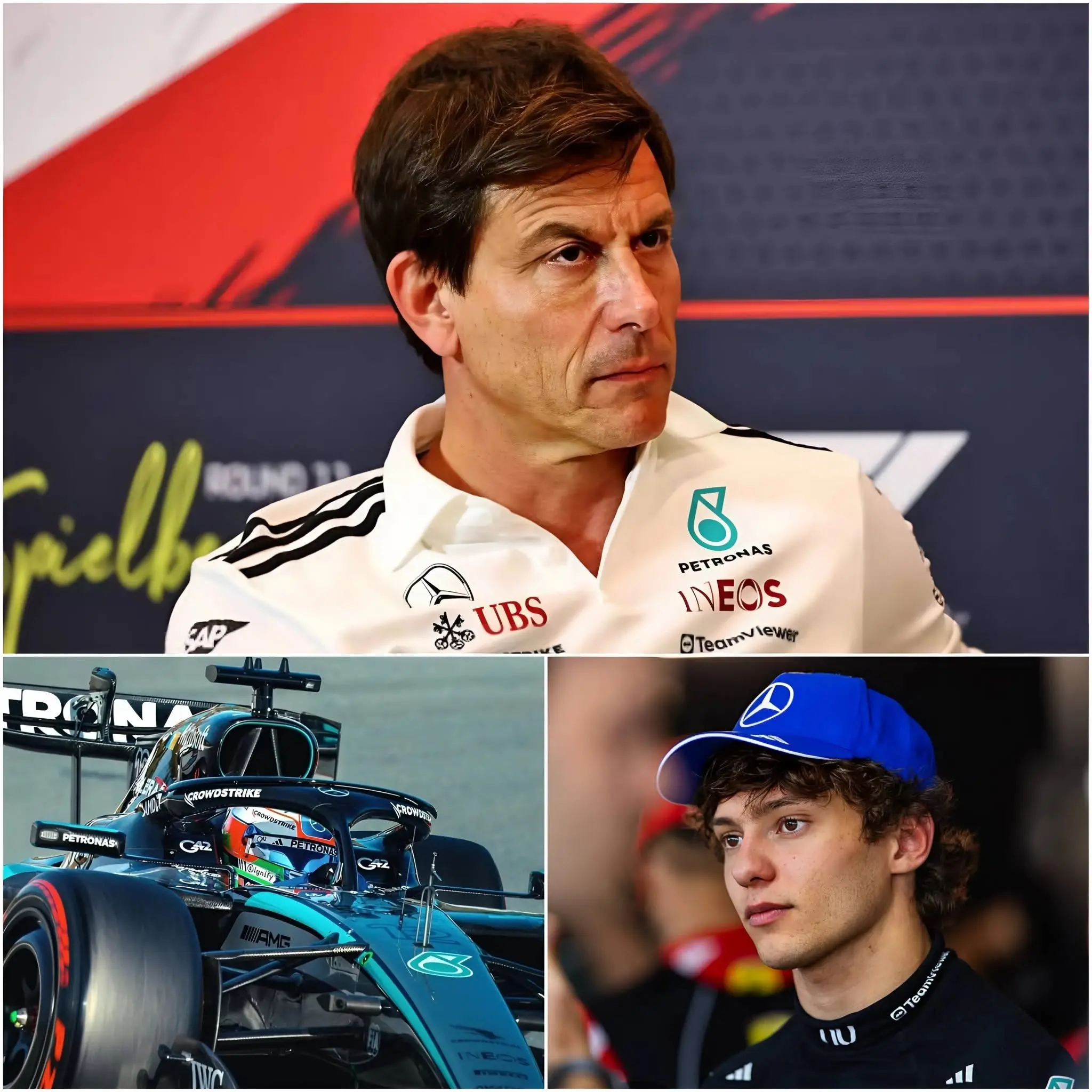 Cover Image for 💔🏁 SHOCK A BARCELLONA: la Mercedes ha avviato un’indagine dopo l’incidente che ha costretto Kimi Antonelli al ritiro quando la vittoria sembrava a portata di mano.