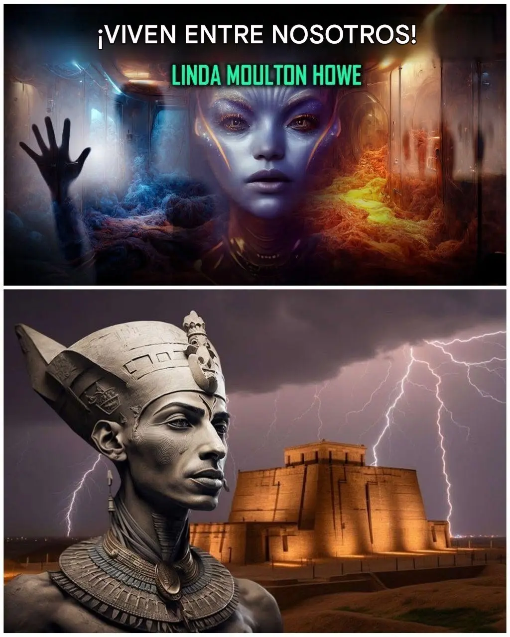 Cover Image for 🚫 Linda Moulton Howe: Entrevista con una híbrida Anunnaki 🤔