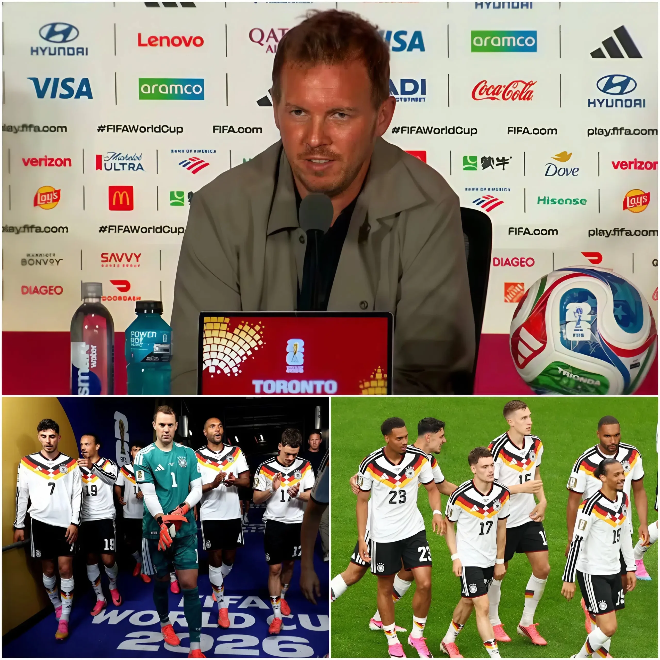 Cover Image for 🚨🇩🇪 „ICH GLAUBE, ER WIRD DEUTSCHLAND STOLZ BRINGEN!“ – Julian Nagelsmann äußerte sich vor dem Spiel gegen die Elfenbeinküste voll und ganz zuversichtlich über einen jungen Spieler.