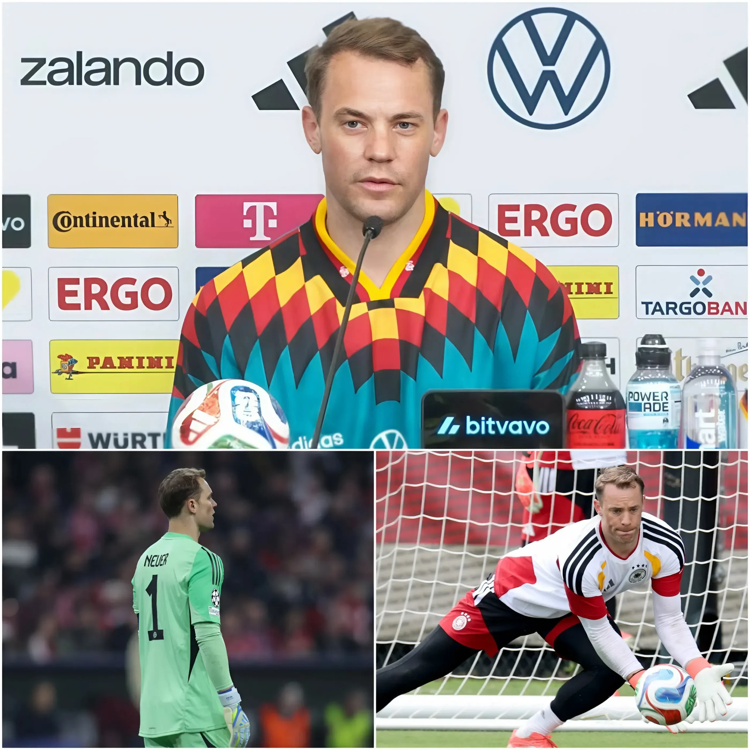 Cover Image for 🚨💔 „Es fiel mir sehr schwer, diese herzzerreißende Entscheidung zu treffen“ – nur wenige Stunden vor dem Spiel zwischen Deutschland und der Elfenbeinküste verkündete Torhüter Manuel Neuer traurig seinen Rücktritt nach dem Turnier.