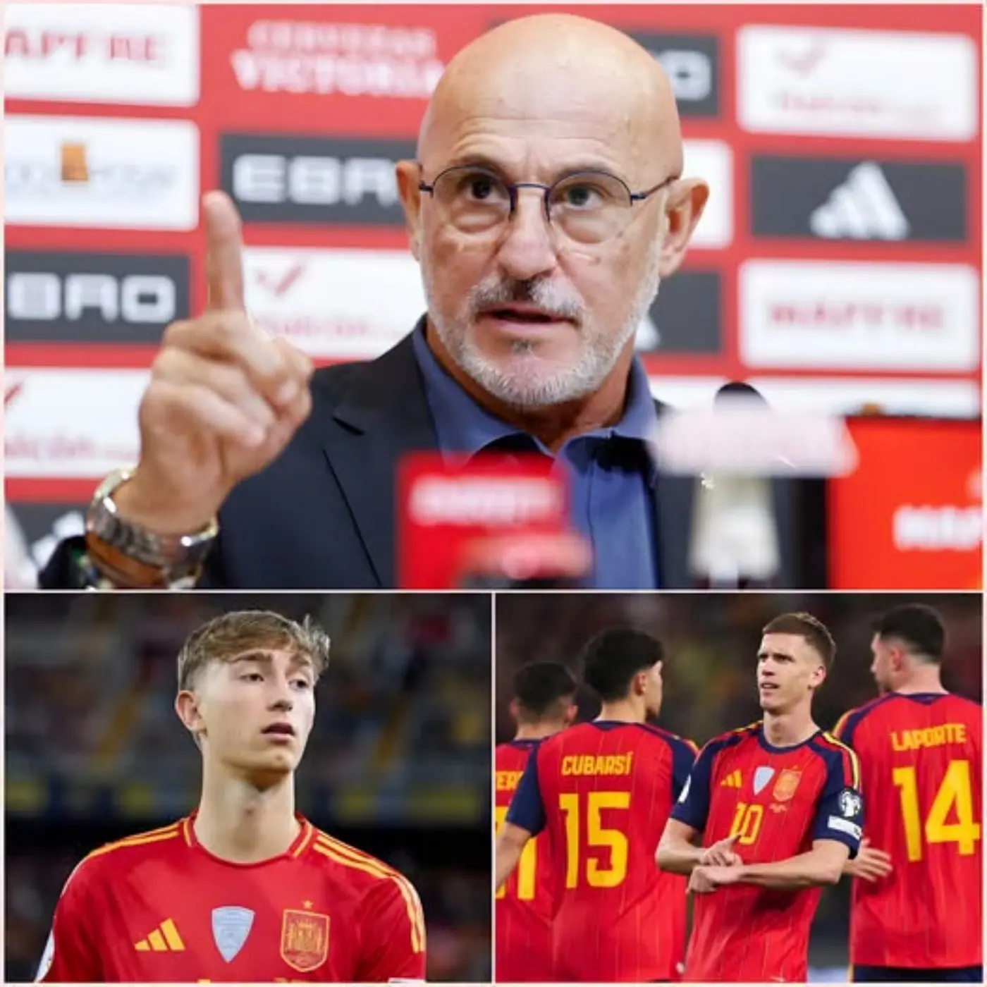 Cover Image for 🚨 “¡VUELA A ESTADOS UNIDOS DE INMEDIATO, TE NECESITO AHORA MISMO!” El seleccionador de España, Luis de la Fuente, ha dejado atónitos a los aficionados españoles tras tomar una decisión sin precedentes en la historia de la selección nacional.