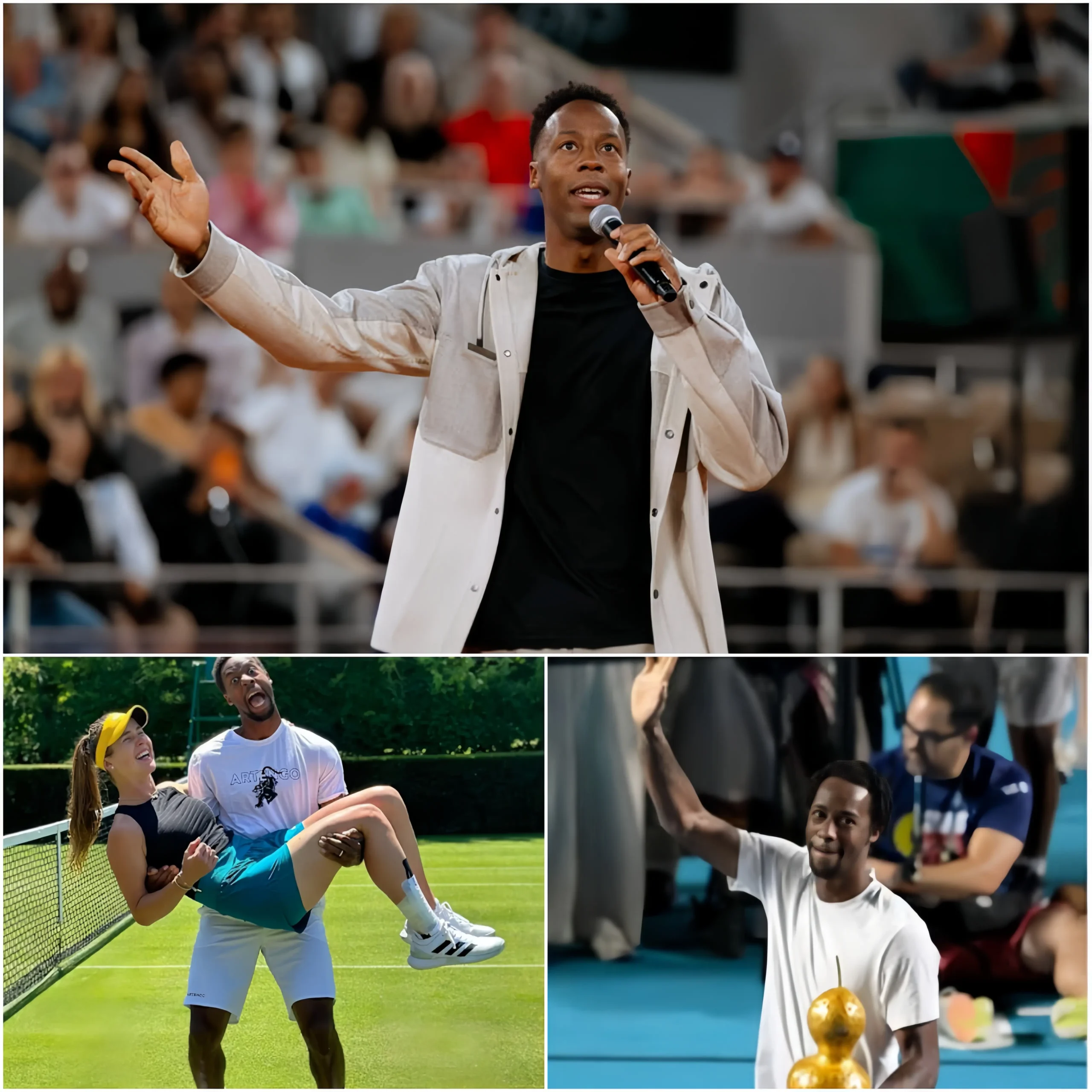 Cover Image for “Casi abandoné el tenis para siempre: Las oscuras confesiones de Gaël Monfils” — En la cima de su carrera, Gaël Monfils revela el impactante momento en que casi lo dejó todo: el deporte, la gloria, incluso la raqueta en sus manos.
