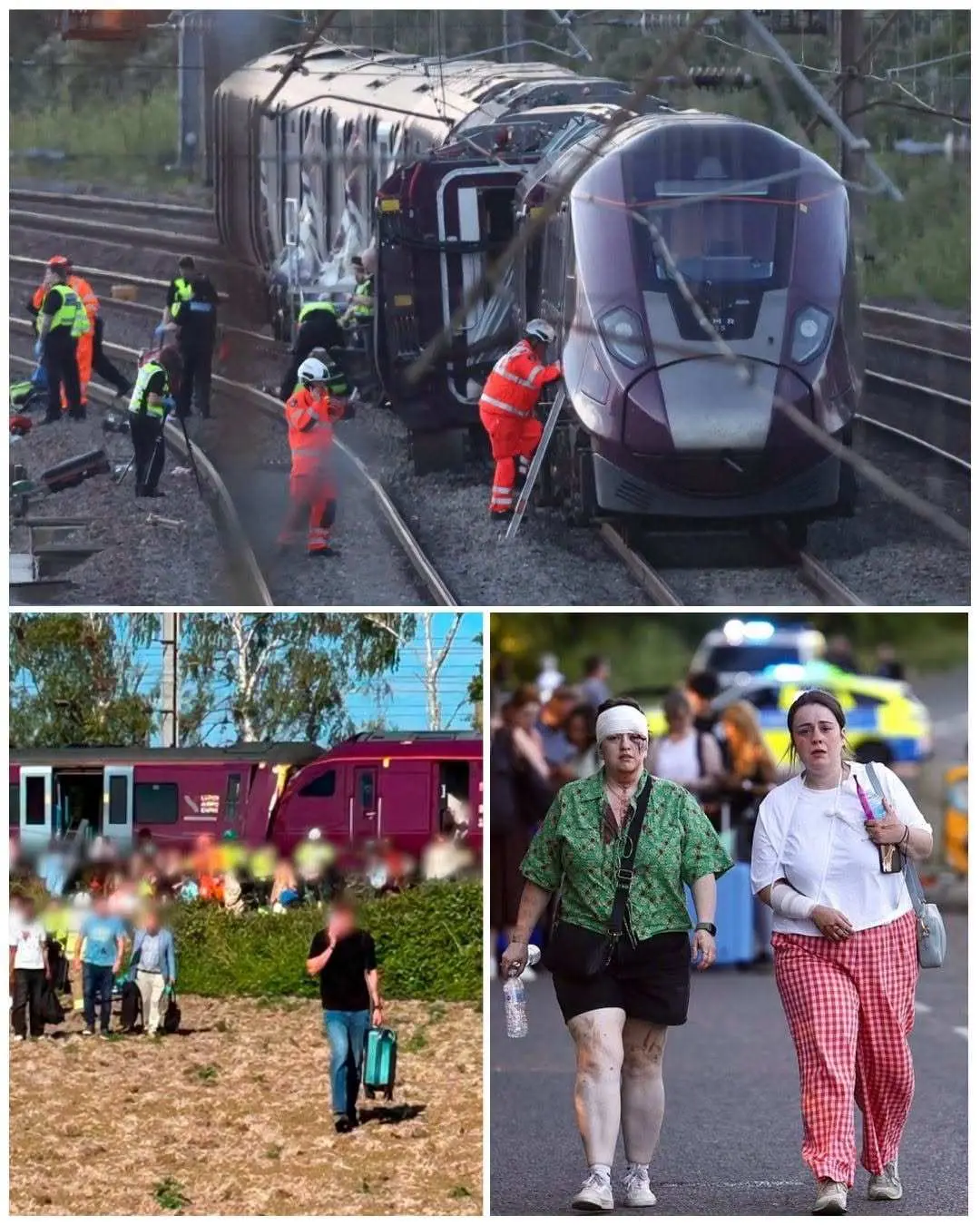 Cover Image for “A NORMAL JOURNEY ENDED IN TRAG3DY.” 🚆💔 What began as an ordinary trip near Bedford turned into a horrifying disaster when a passenger train reportedly crashed into a stationary service. 😢