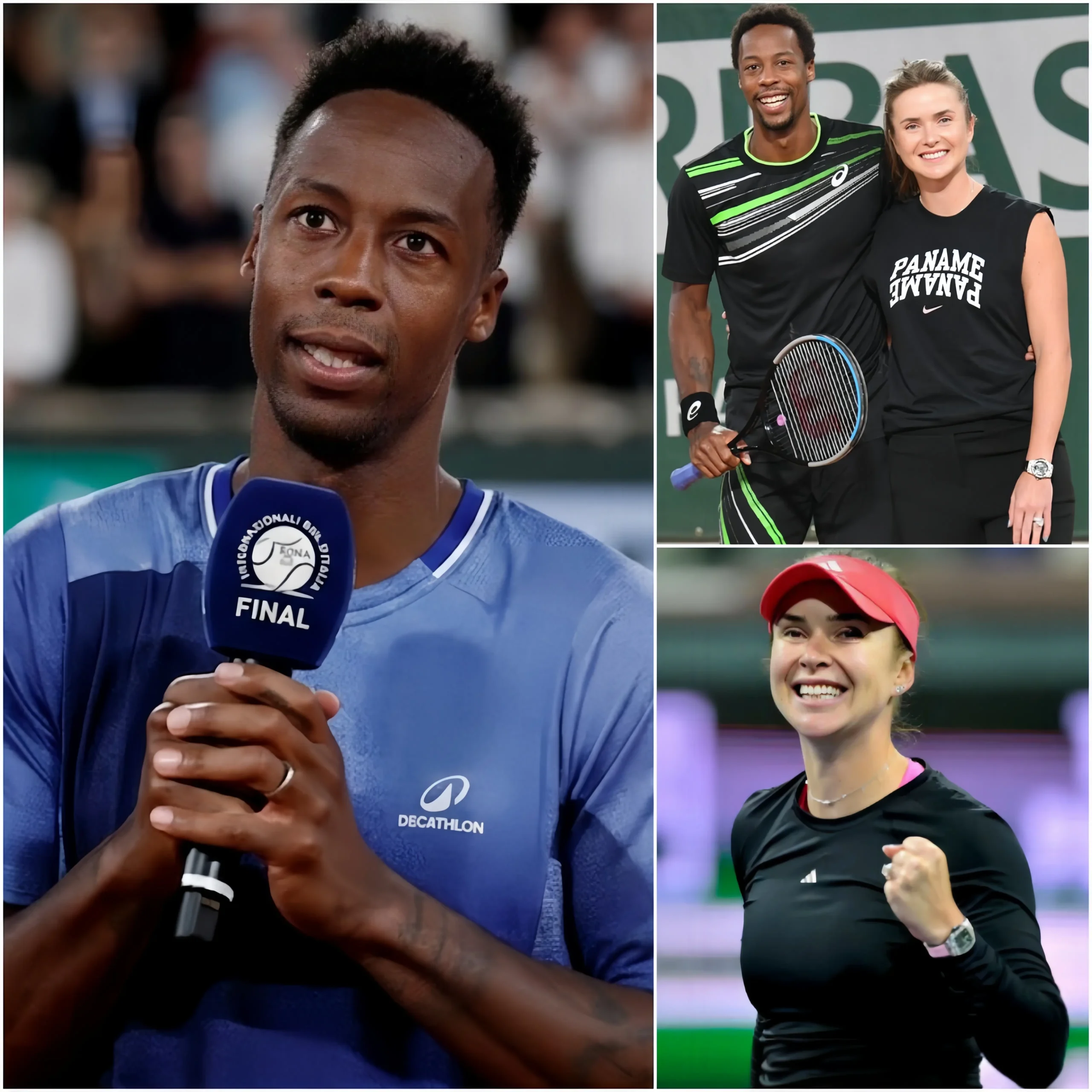 Cover Image for 💔🎾 “No matter what happens tomorrow, my pride in you will never change…” — Just hours before the highly anticipated Italian Open final, Gaël Monfils touched hearts across the tennis world with an emotional message dedicated to his wife