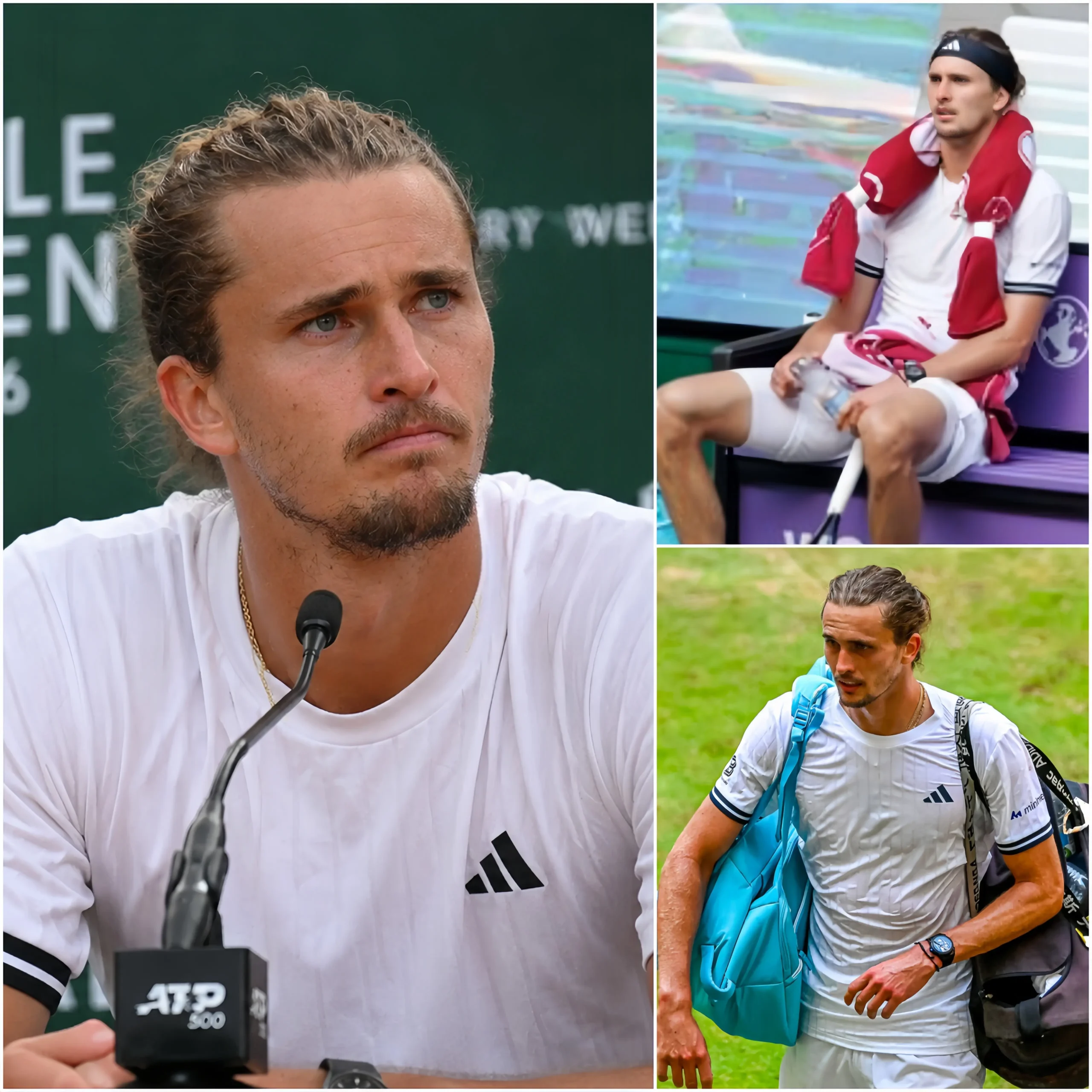Cover Image for ⚡NOTICIA IMPACTANTE: Alexander Zverev revela por primera vez un grave problema de azúcar en sangre que provocó su dolorosa derrota ante Taylor Fritz en el Abierto de Halle de 2026, causando preocupación entre los aficionados…